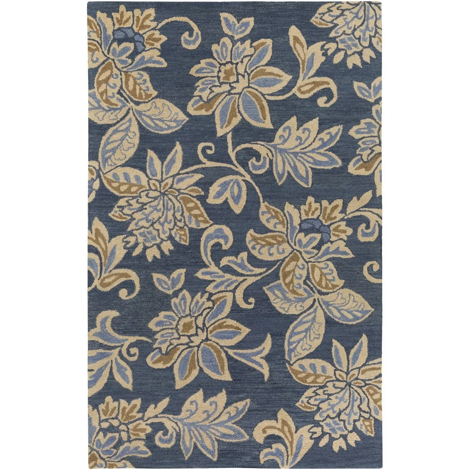 Hand-Tufted Keys Wool Rug