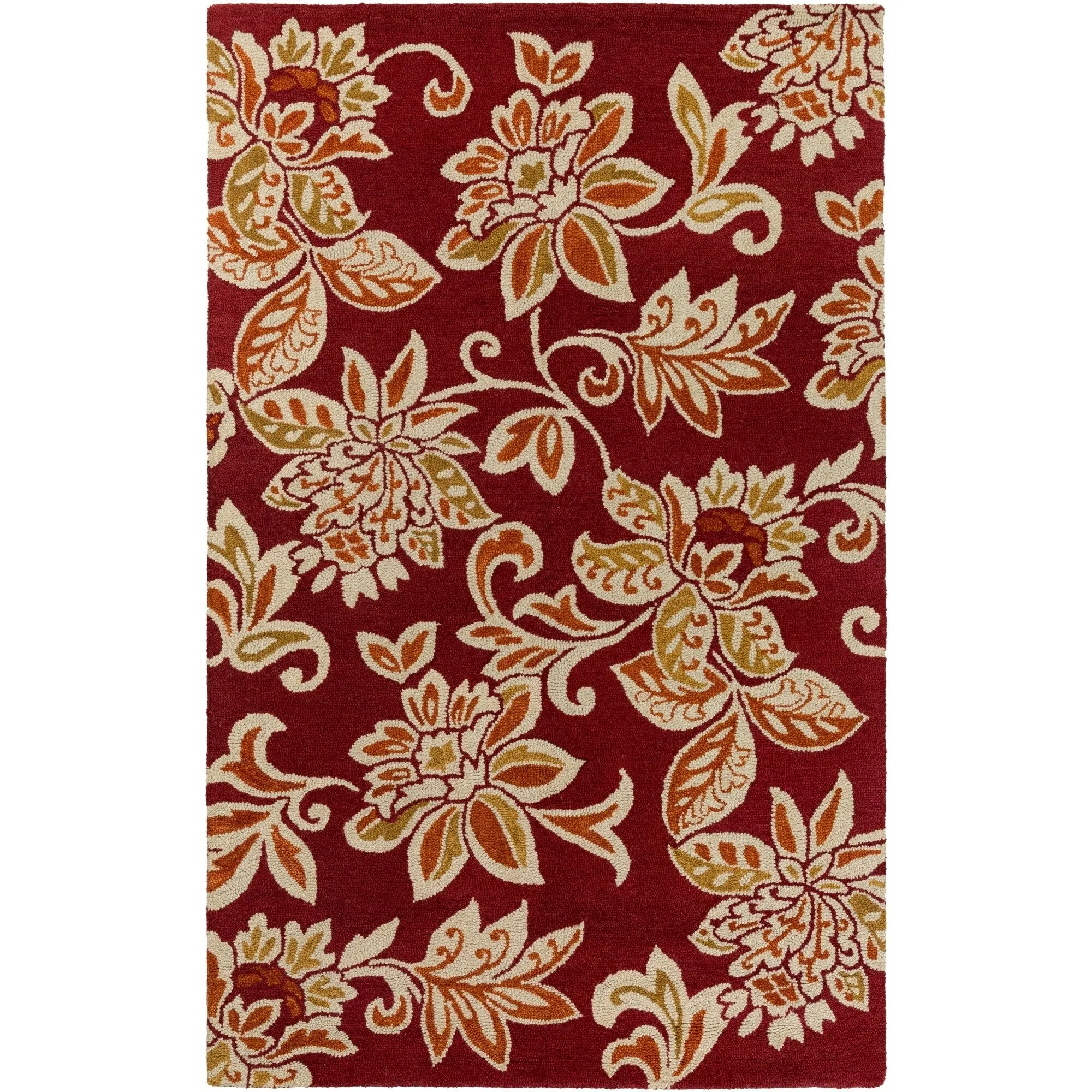 Hand-Tufted Keys Wool Rug