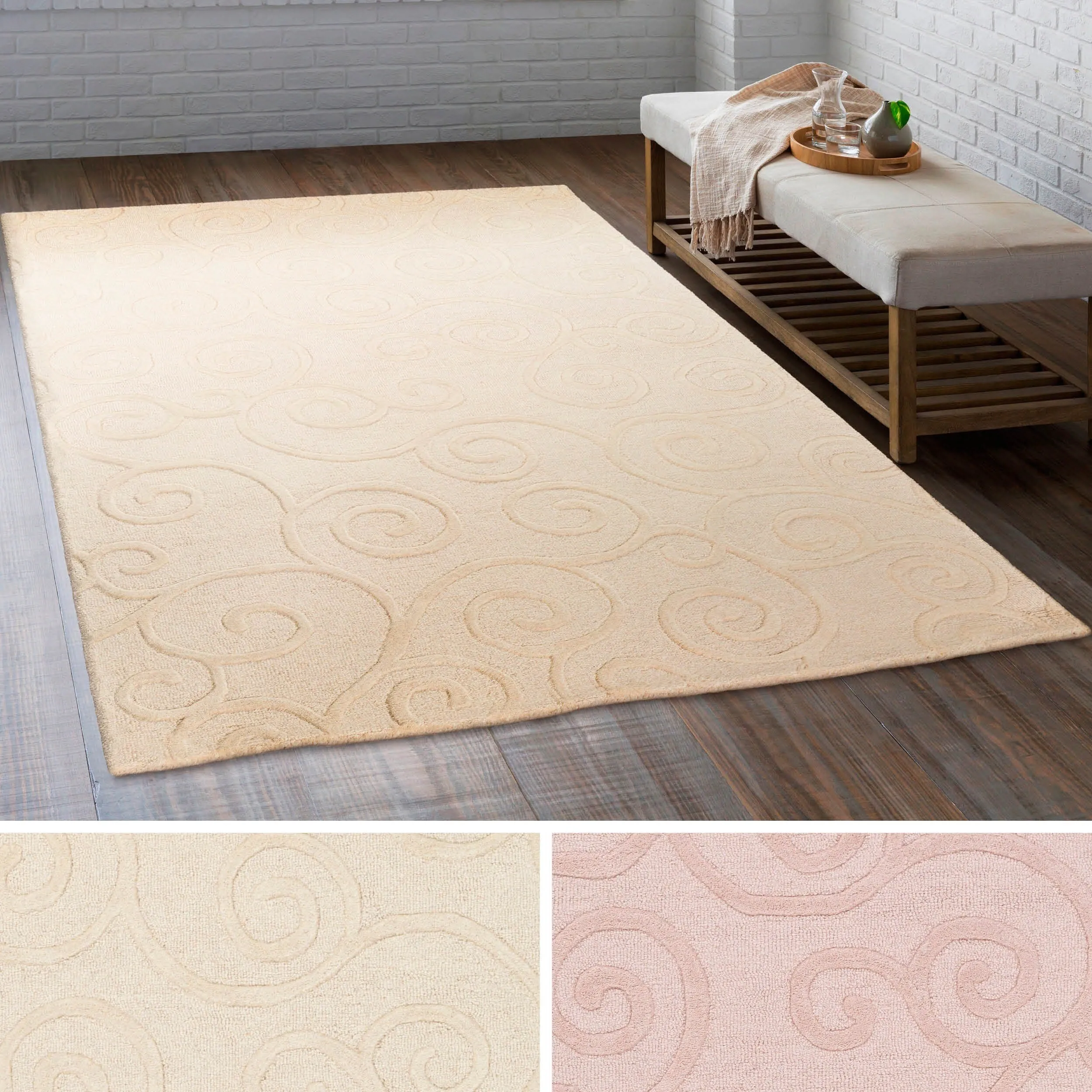 Hand Tufted Peace Wool Rug