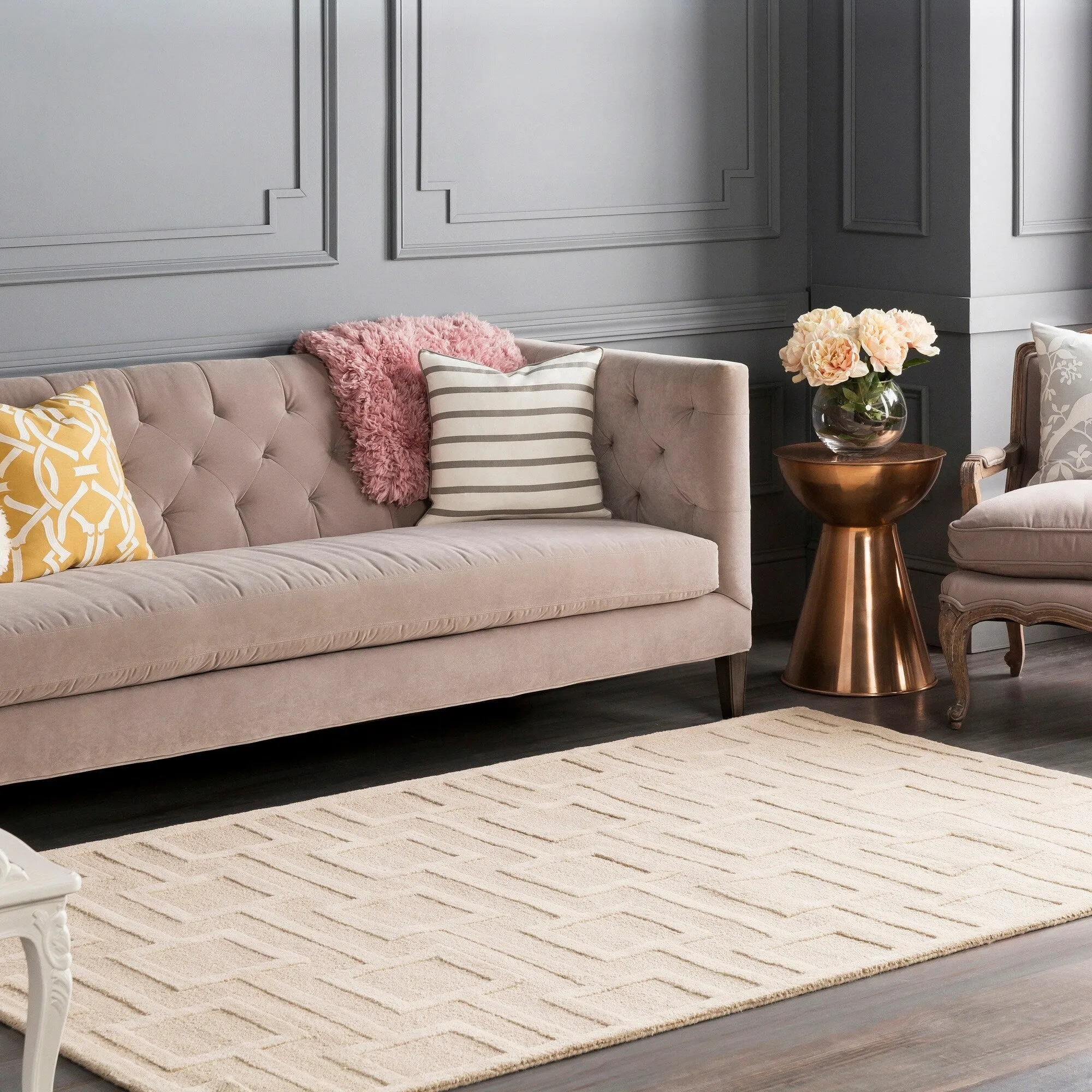 Hand Tufted Pecan Wool Rug