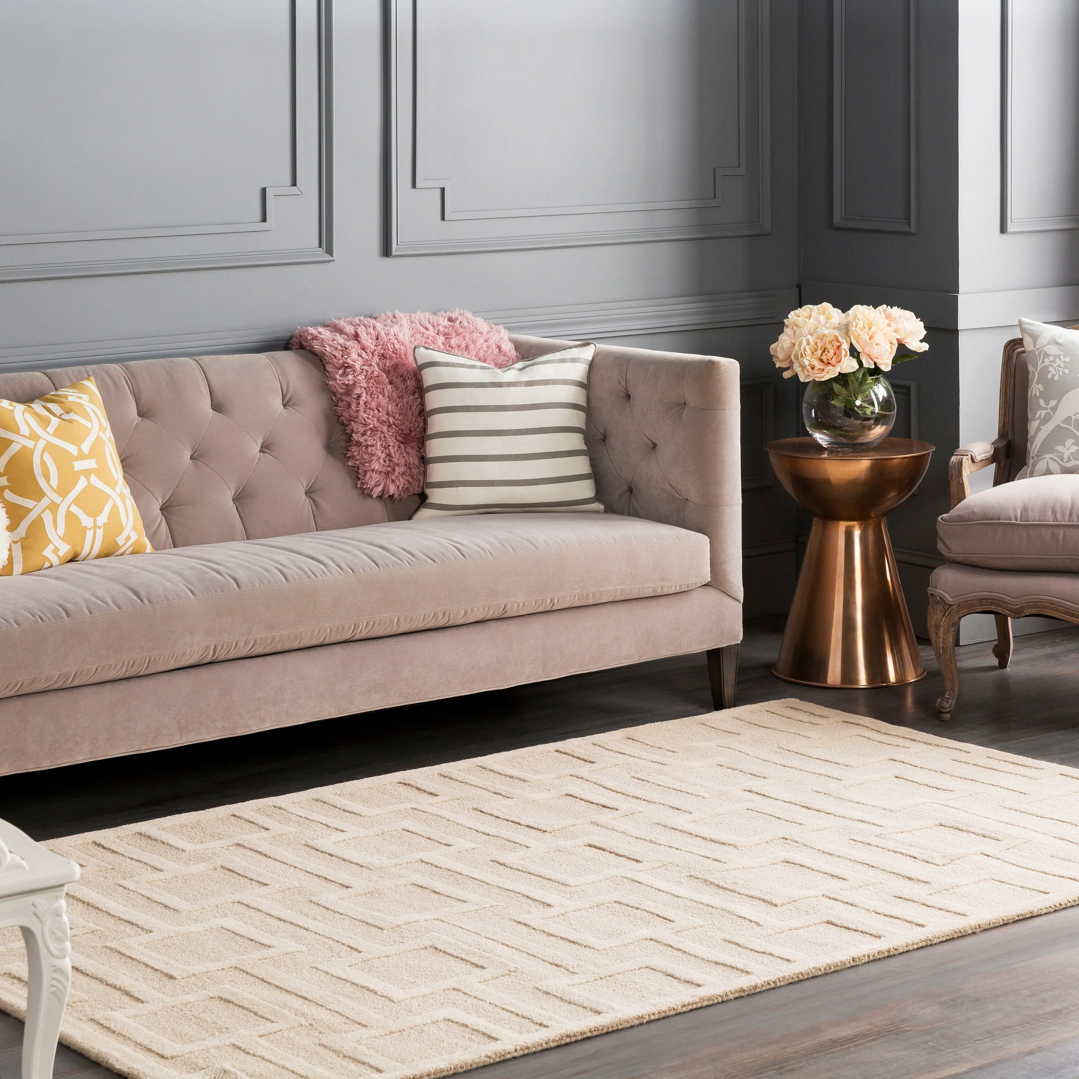 Hand Tufted Pecan Wool Rug