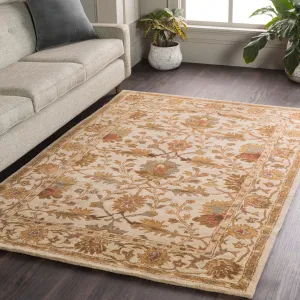 Hand-tufted Telford Floral Wool Area Rug