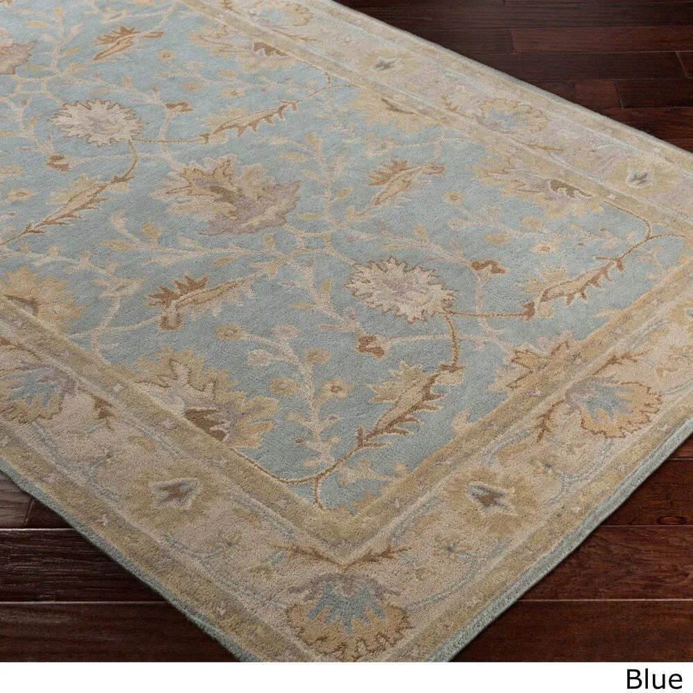 Hand-tufted Telford Floral Wool Area Rug