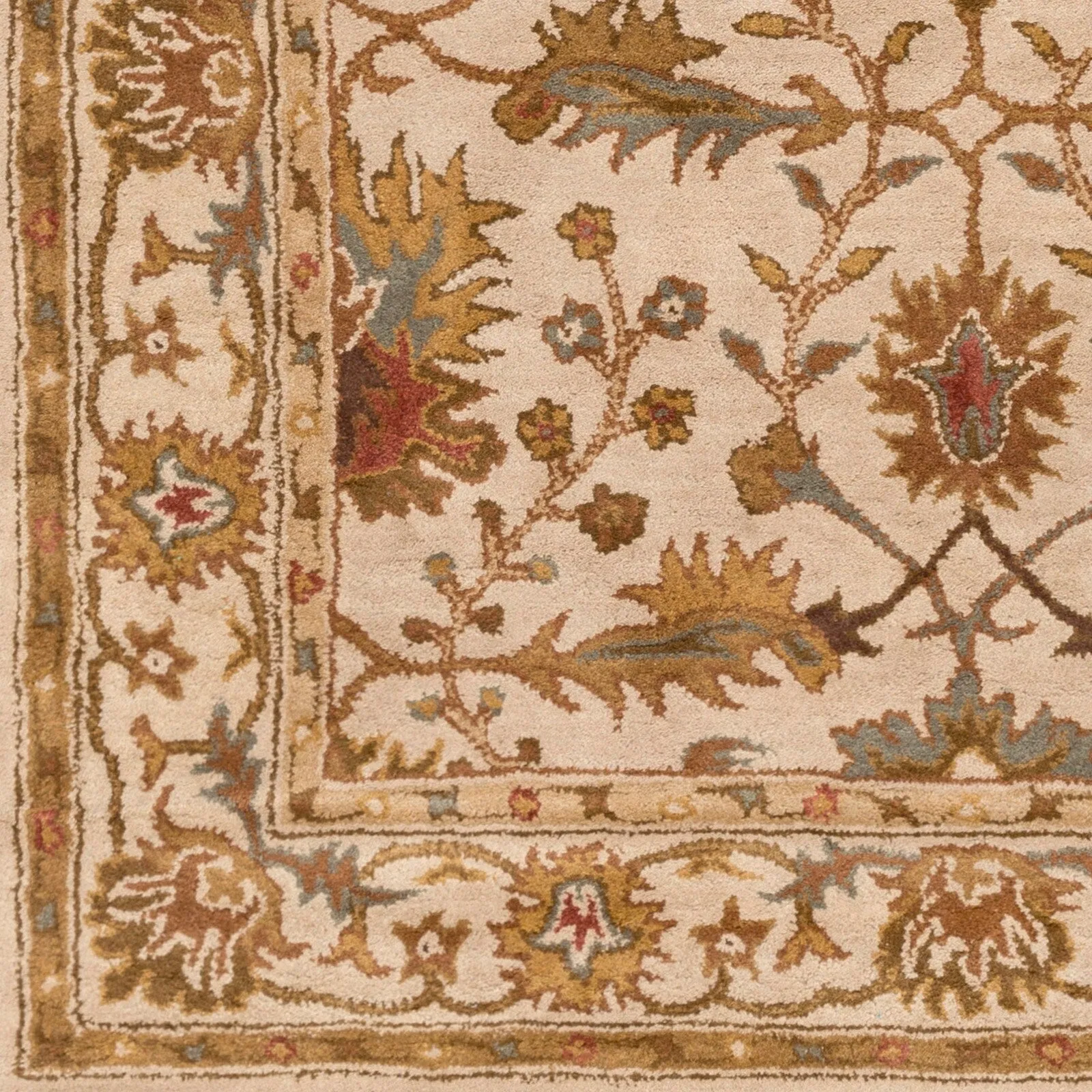 Hand-tufted Telford Floral Wool Area Rug
