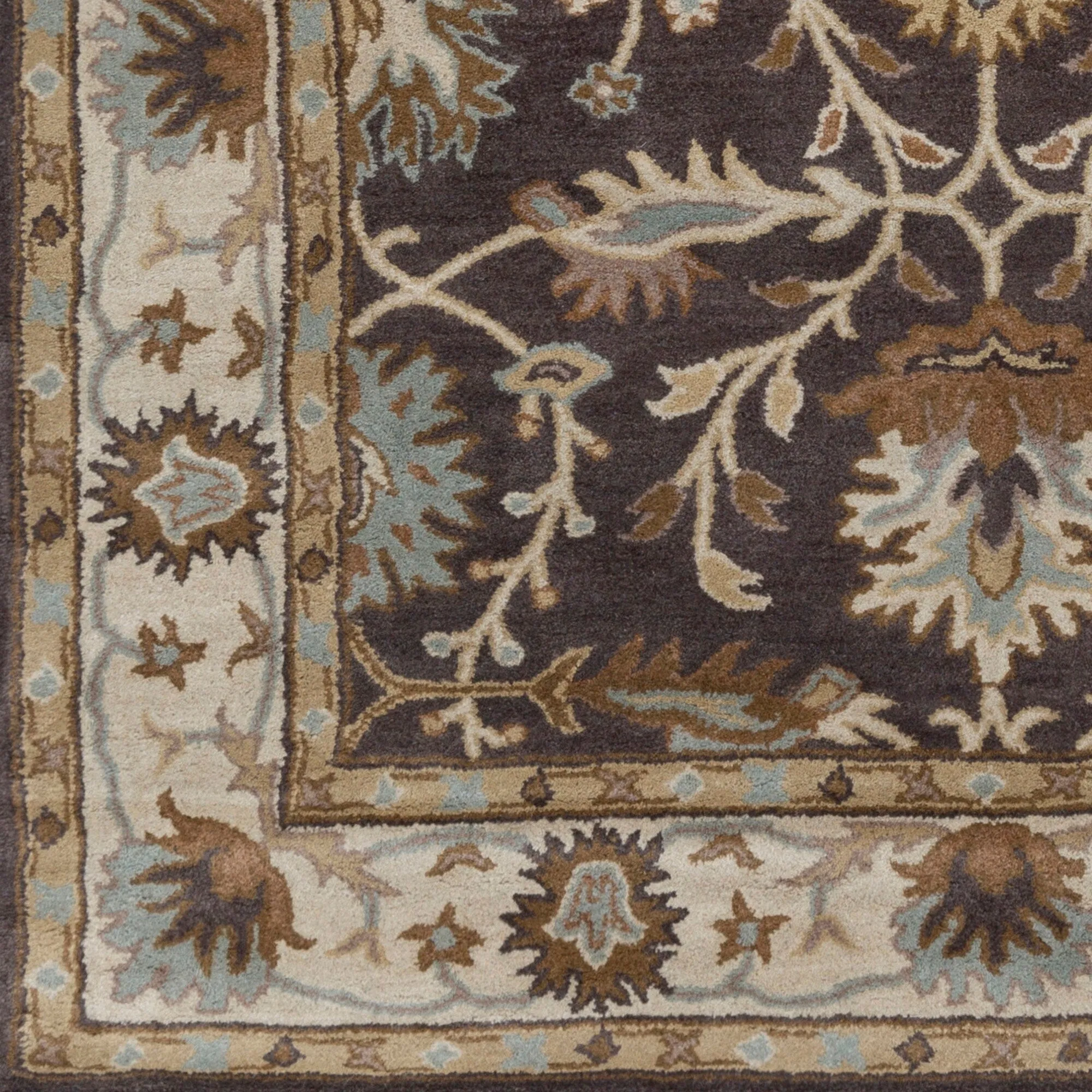 Hand-tufted Telford Floral Wool Area Rug
