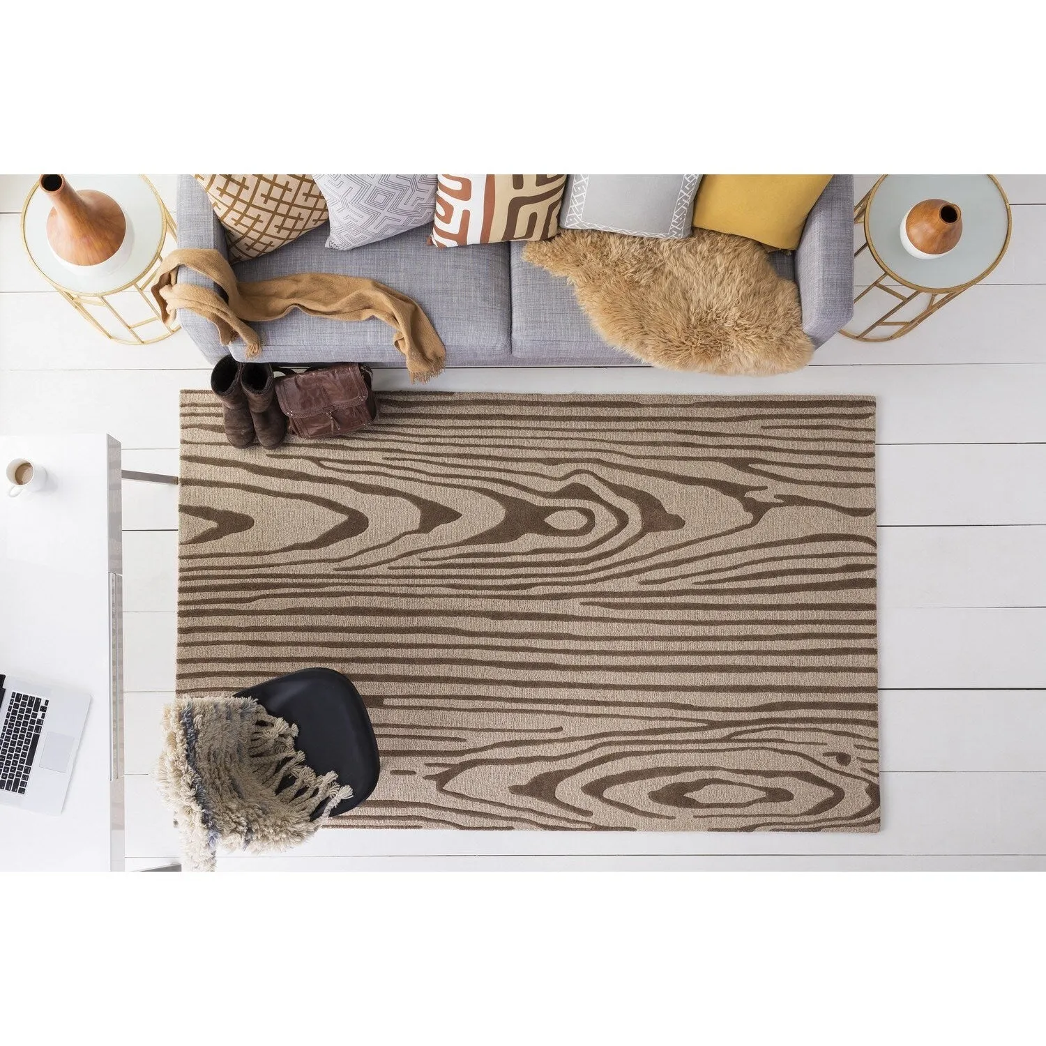 Hand-Tufted Touhy Wool Rug