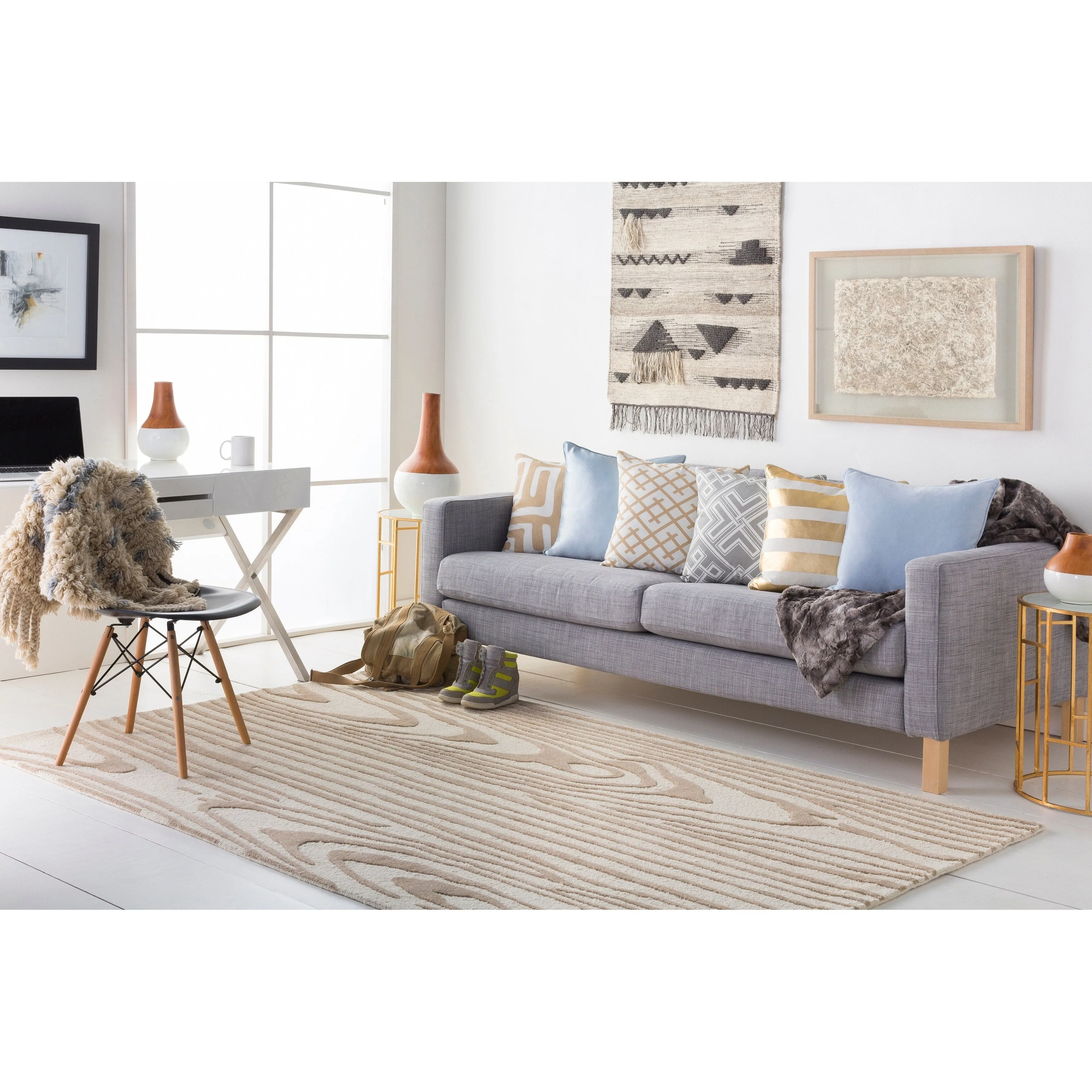 Hand-Tufted Touhy Wool Rug