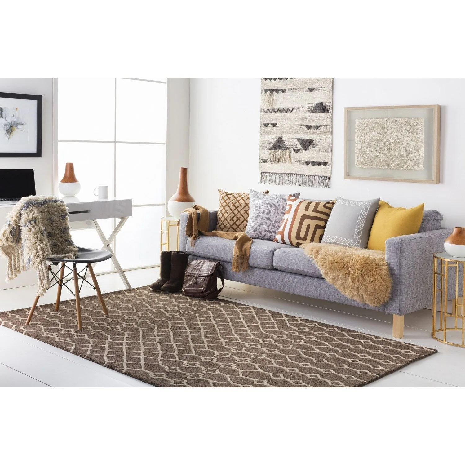 Hand-Tufted Trace Wool Rug