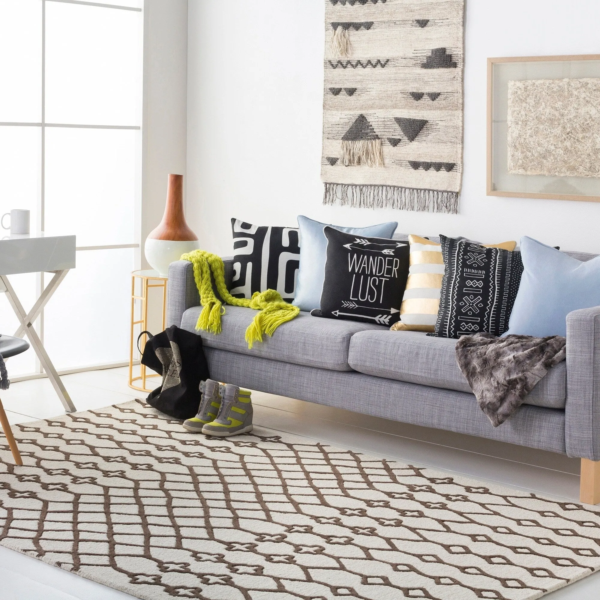 Hand-Tufted Trace Wool Rug