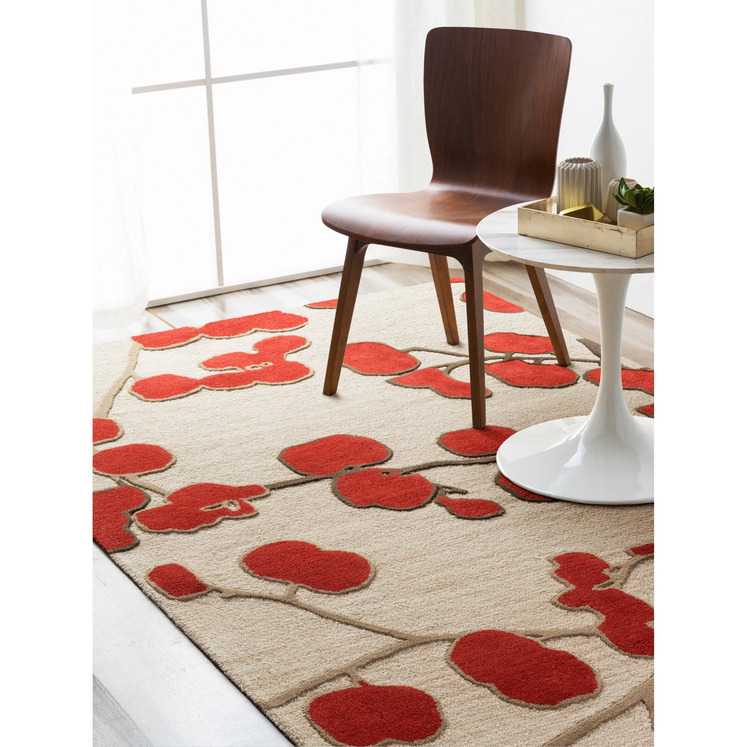 Hand-Tufted Vegas Wool Rug (5' x 8')