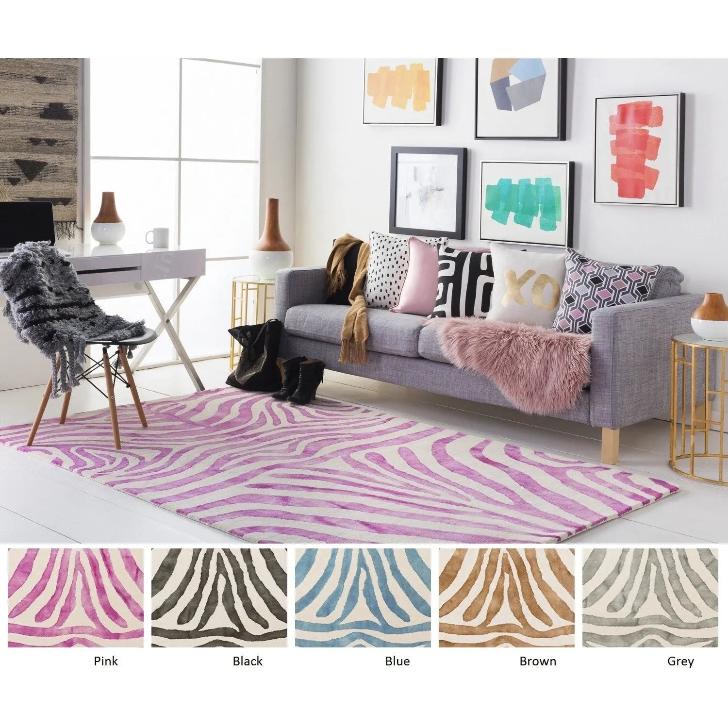 Hand-Tufted Villa Wool Rug