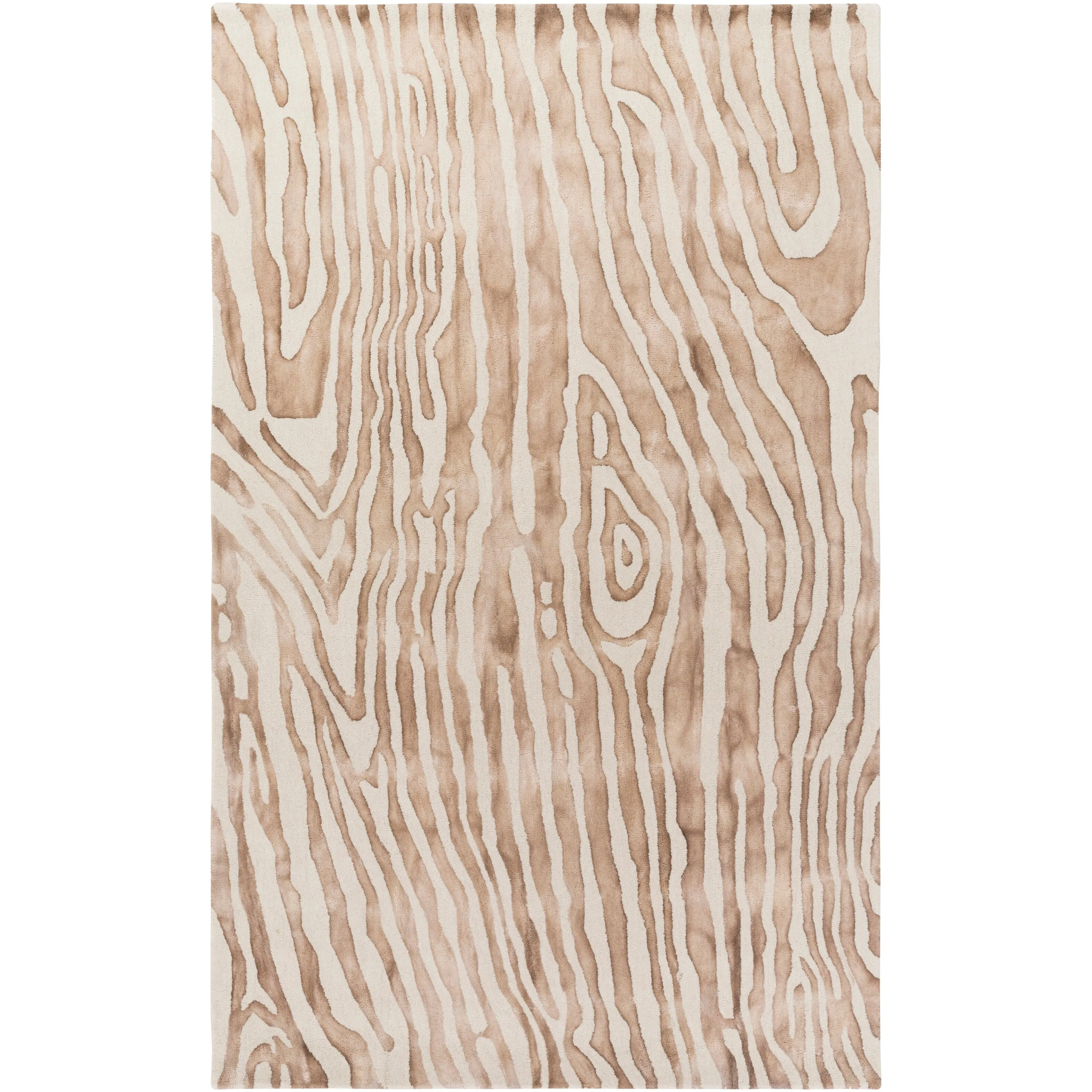 Hand-Tufted Water Wool Rug
