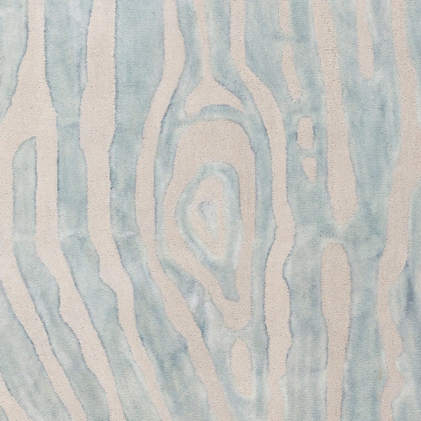 Hand-Tufted Water Wool Rug