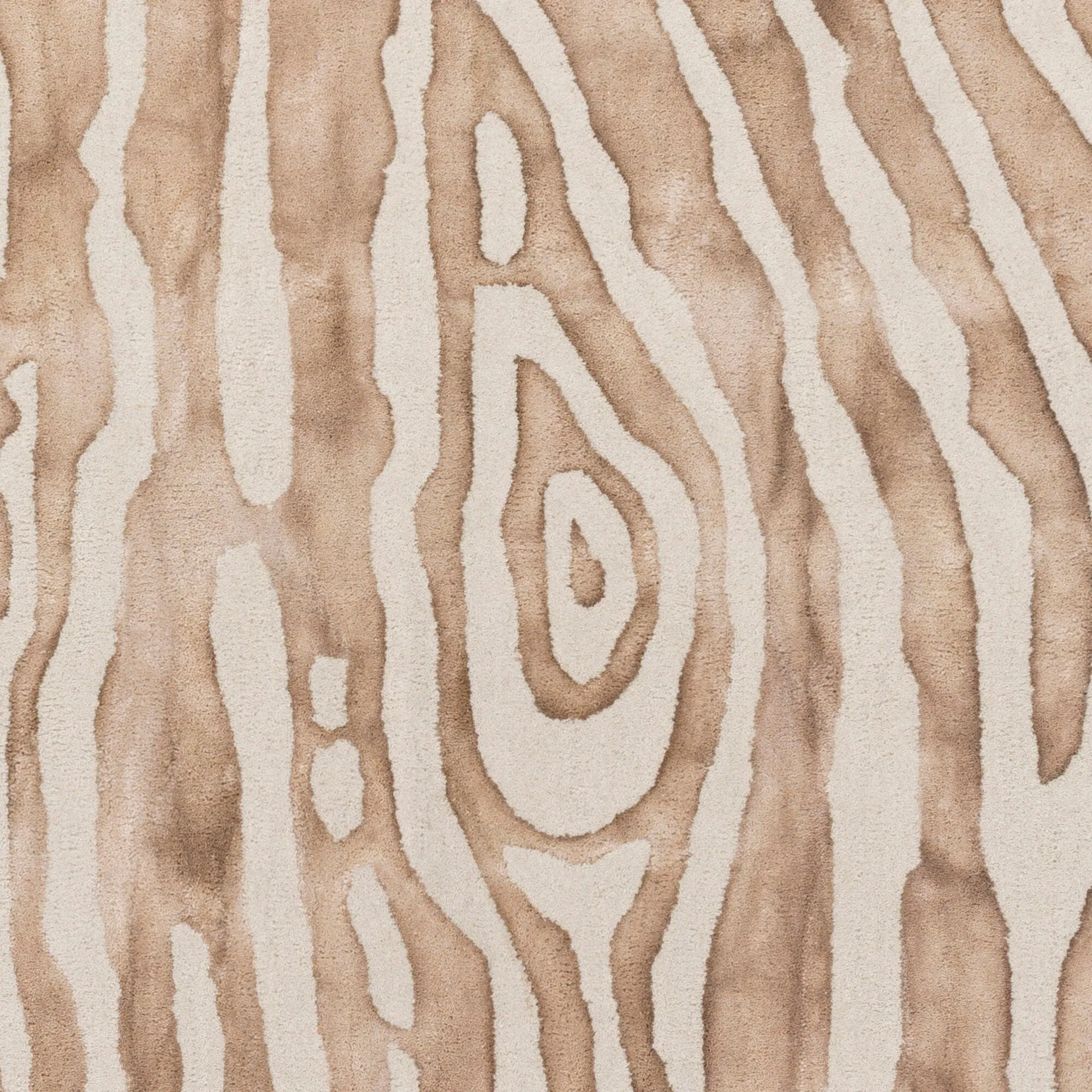 Hand-Tufted Water Wool Rug