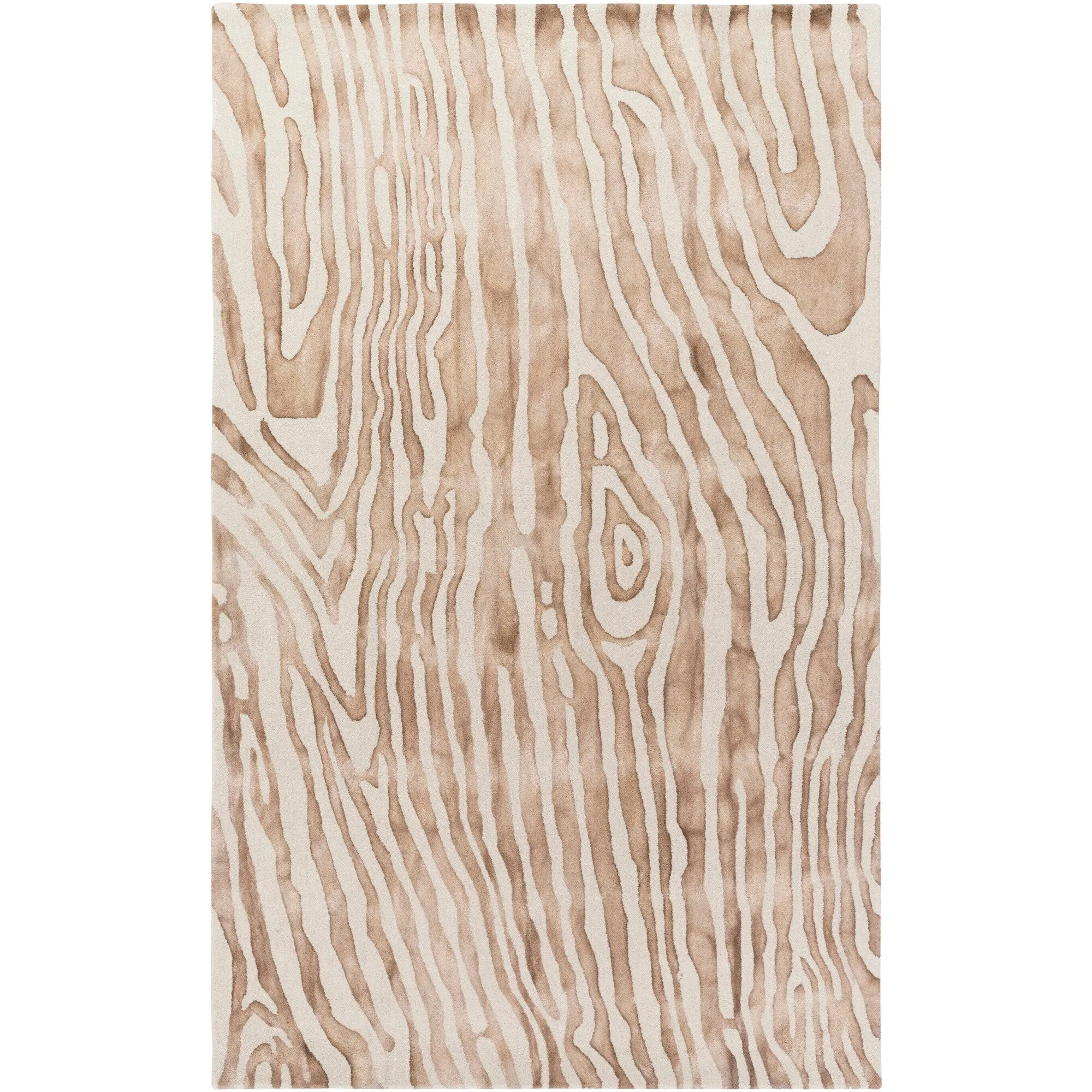 Hand-Tufted Water Wool Rug