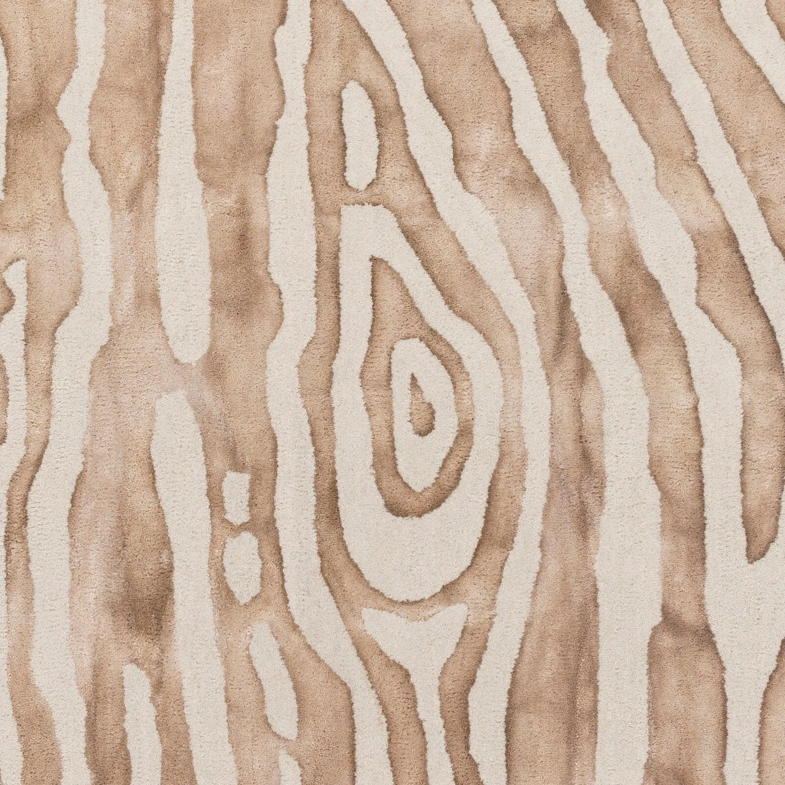 Hand-Tufted Water Wool Rug