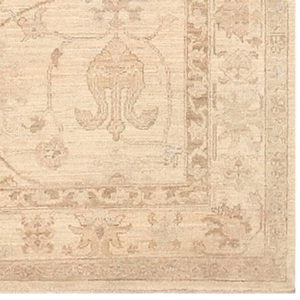 Handmade One-of-a-Kind Vegetable Dye Tabriz Wool Rug (Afghanistan) - 4'1 x 6'