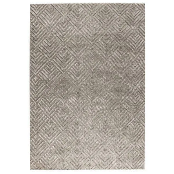 Handmade Salem Taupe Rug (India)