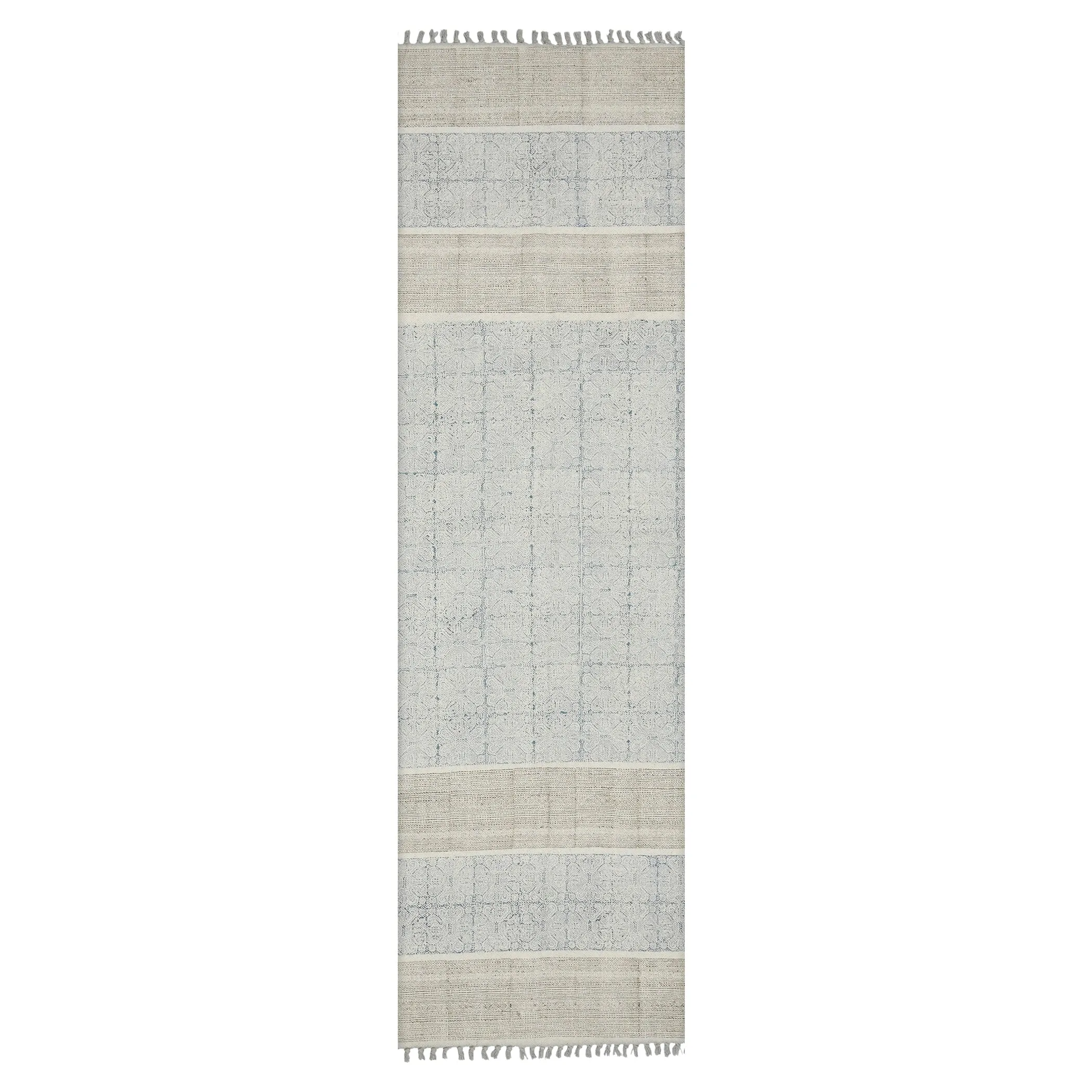 Handmade Transitional Oriental Flatweave Cotton Rug