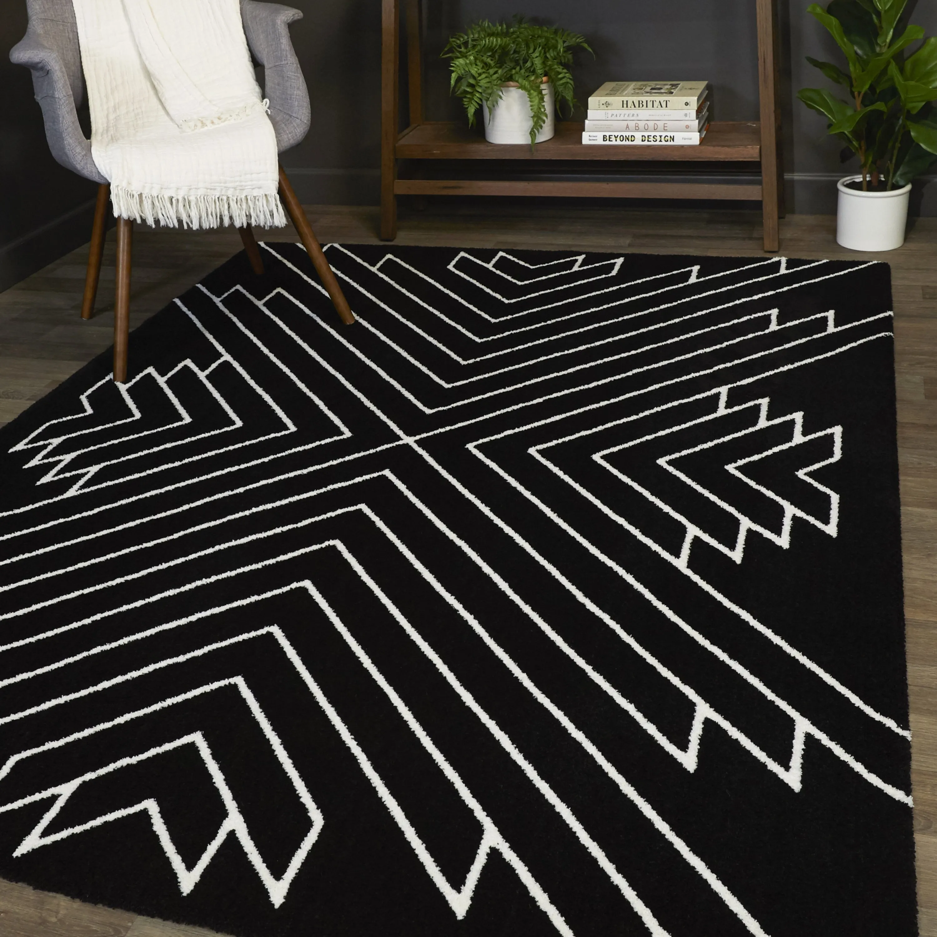 Henri Contemporary Geometric Area Rug
