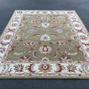 HERAT ORIENTAL 8' x 10' Handmade Tabriz Wool Rug - 8' x 10'