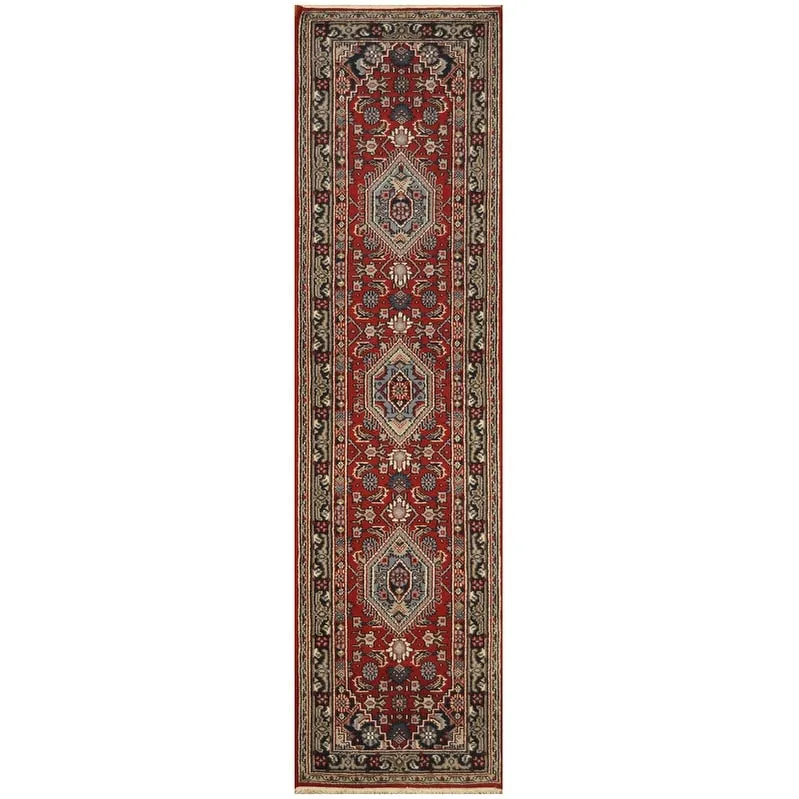 HERAT ORIENTAL Handmade Bidjar Wool Rug - 2'9x10' - 2'9 x 10'