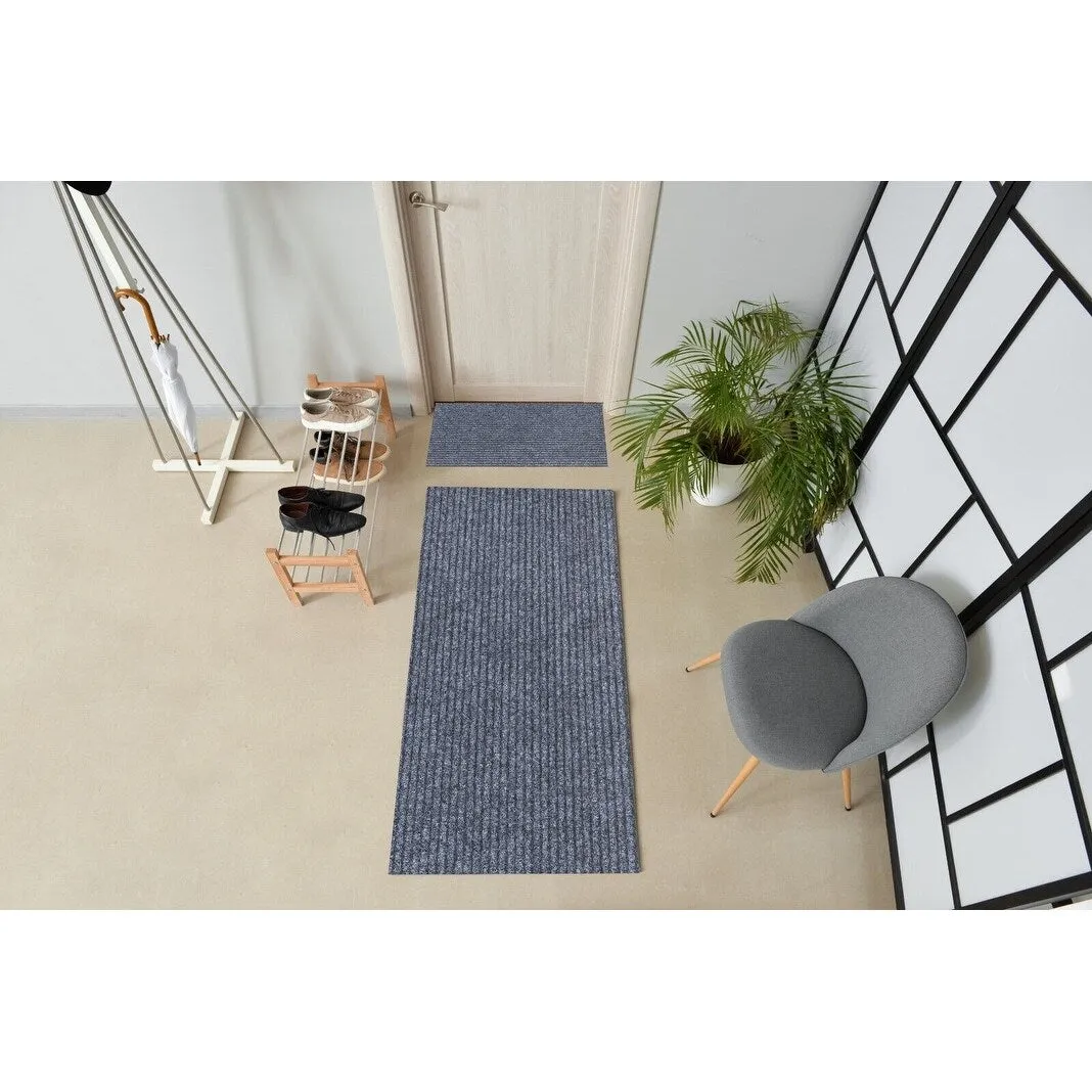 High-Quality Outdoor/Indoor Carpet Runner Rug with Non-Slip PVC Backing 36'' wide