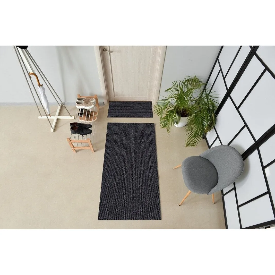 High-Quality Outdoor/Indoor Carpet Runner Rug with Non-Slip PVC Backing 36'' wide