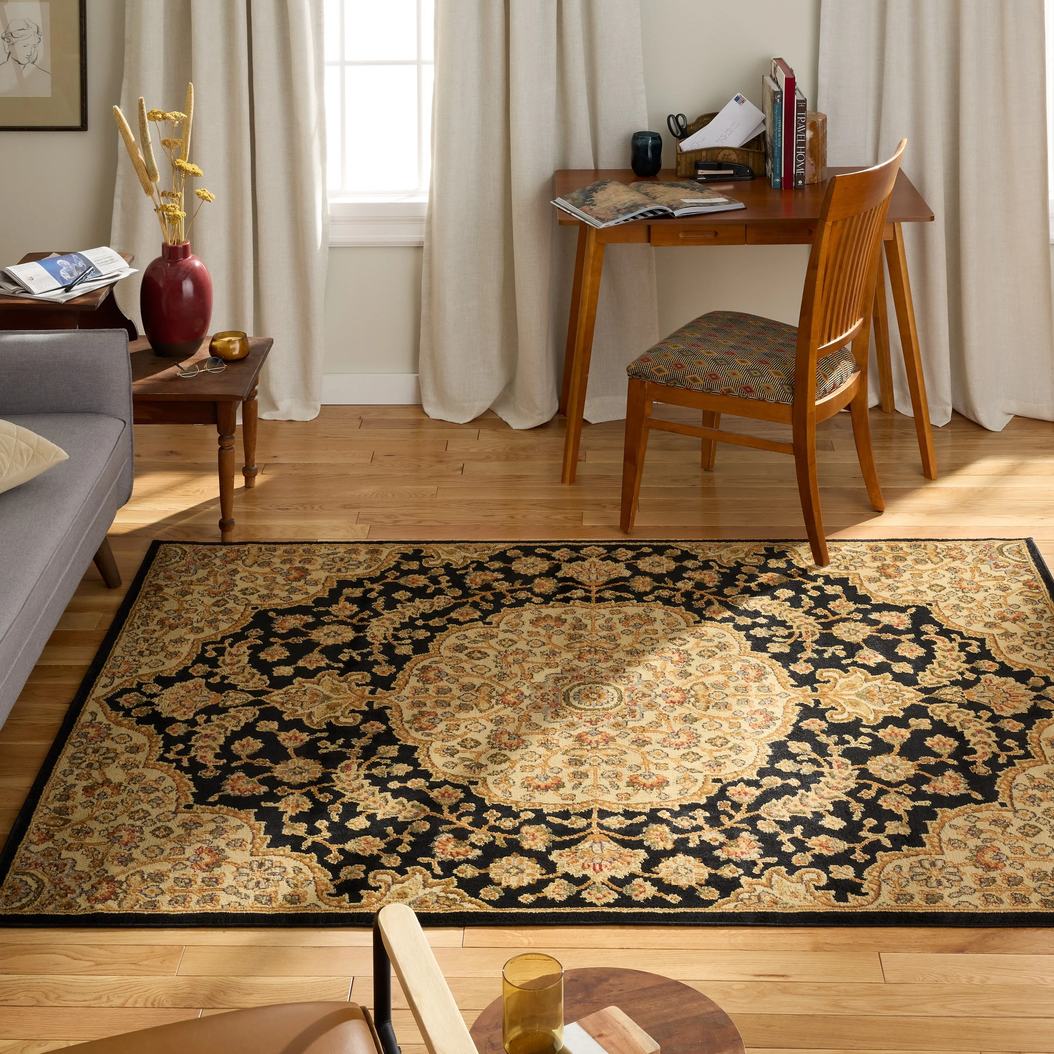 Home Dynamix Royalty Medallion Traditional Area Rug