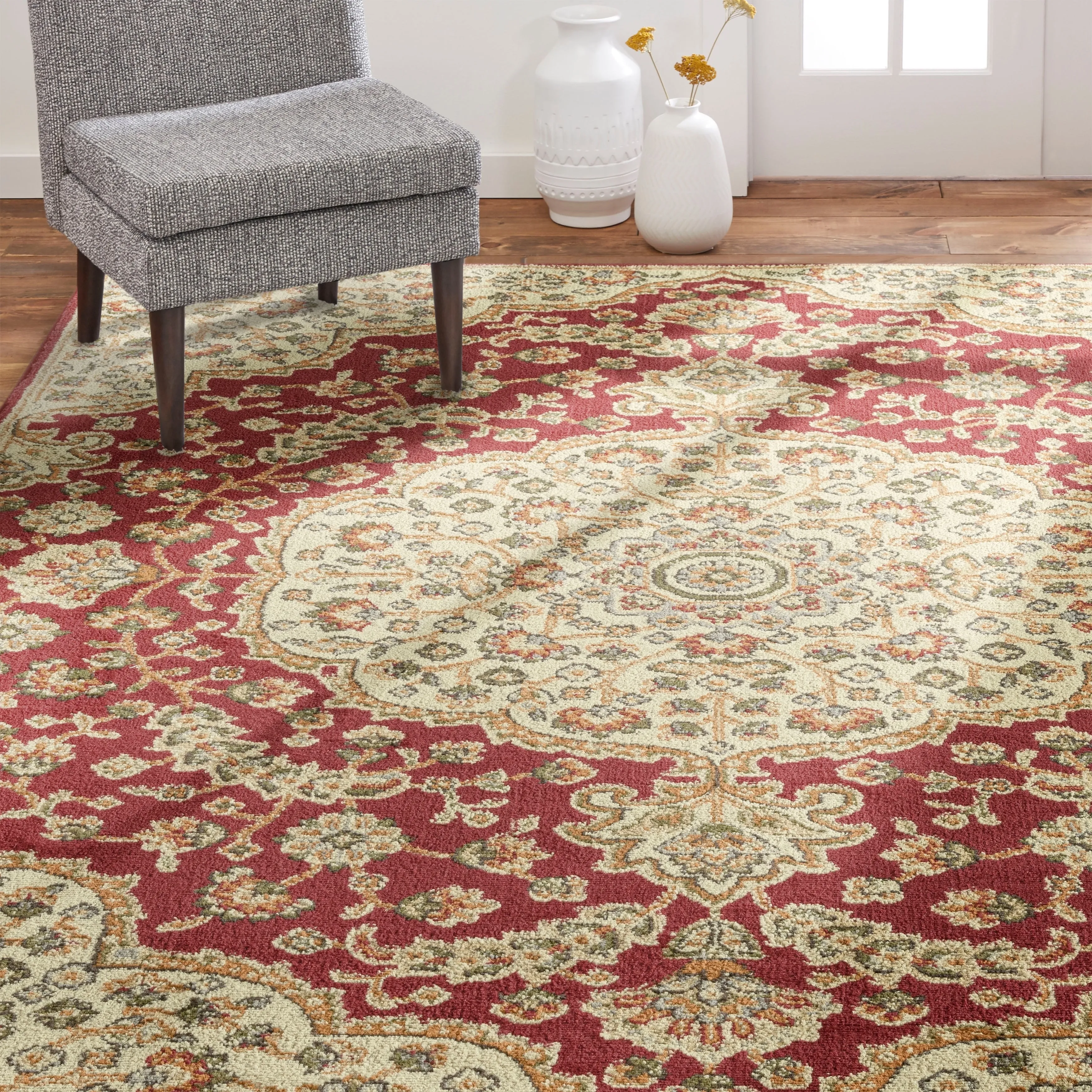Home Dynamix Royalty Medallion Traditional Area Rug