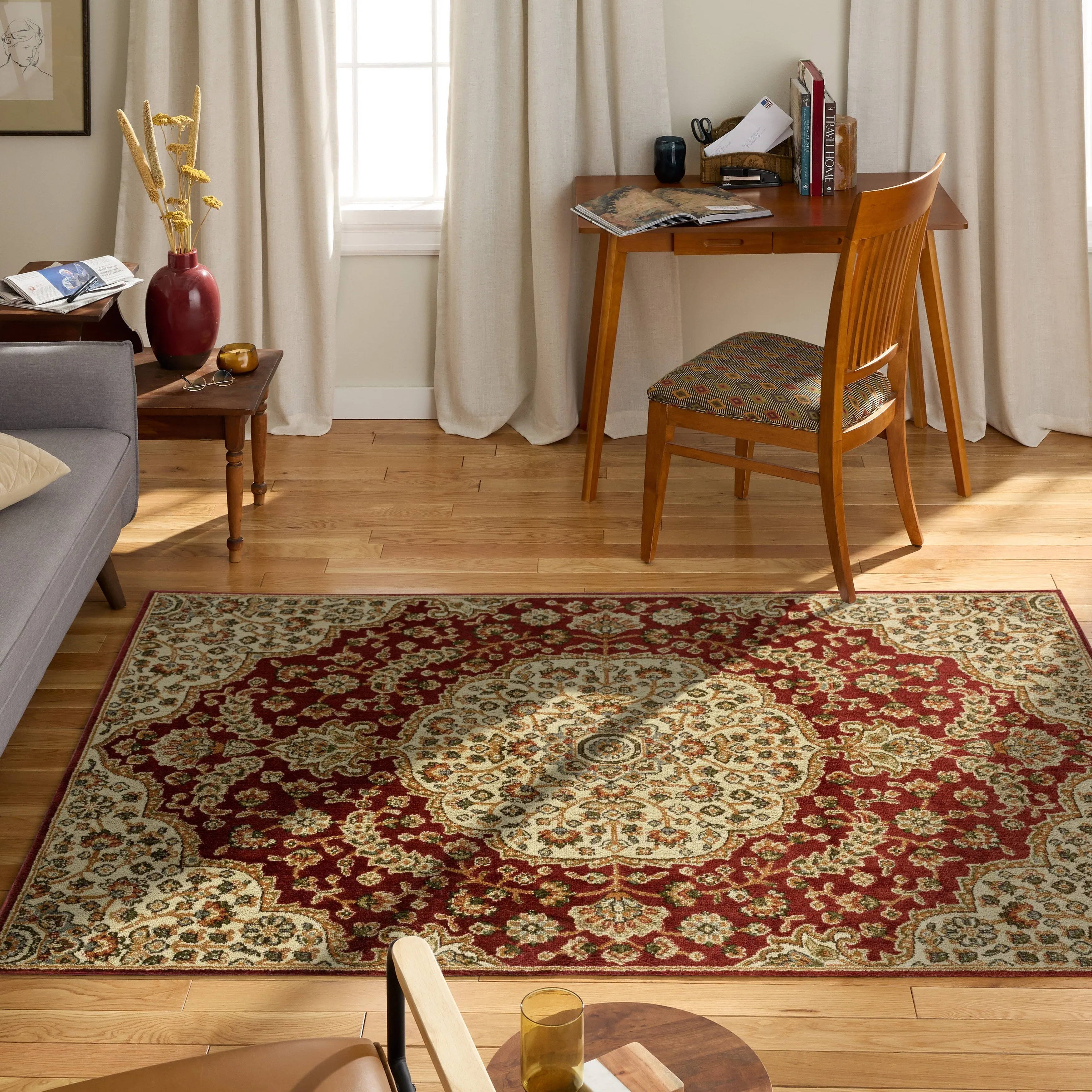 Home Dynamix Royalty Medallion Traditional Area Rug