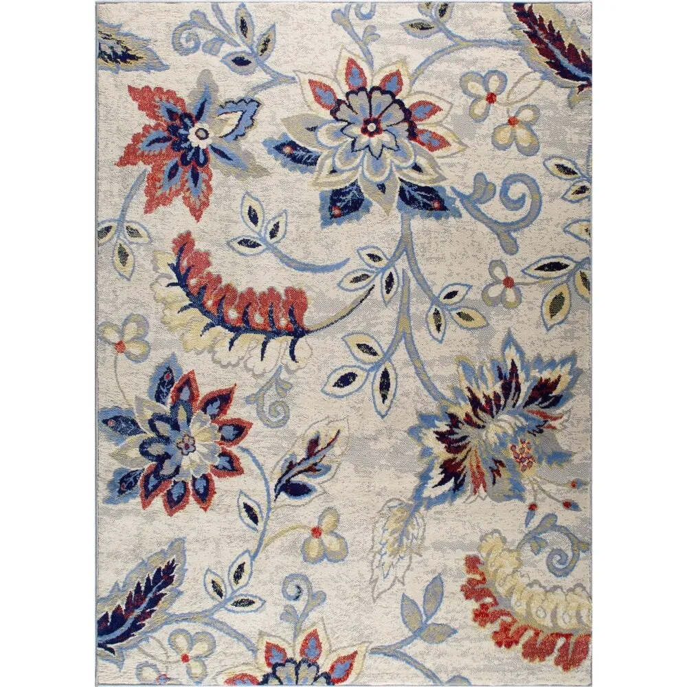 Home Dynamix Tremont Teaneck Contemporary Floral Area Rug