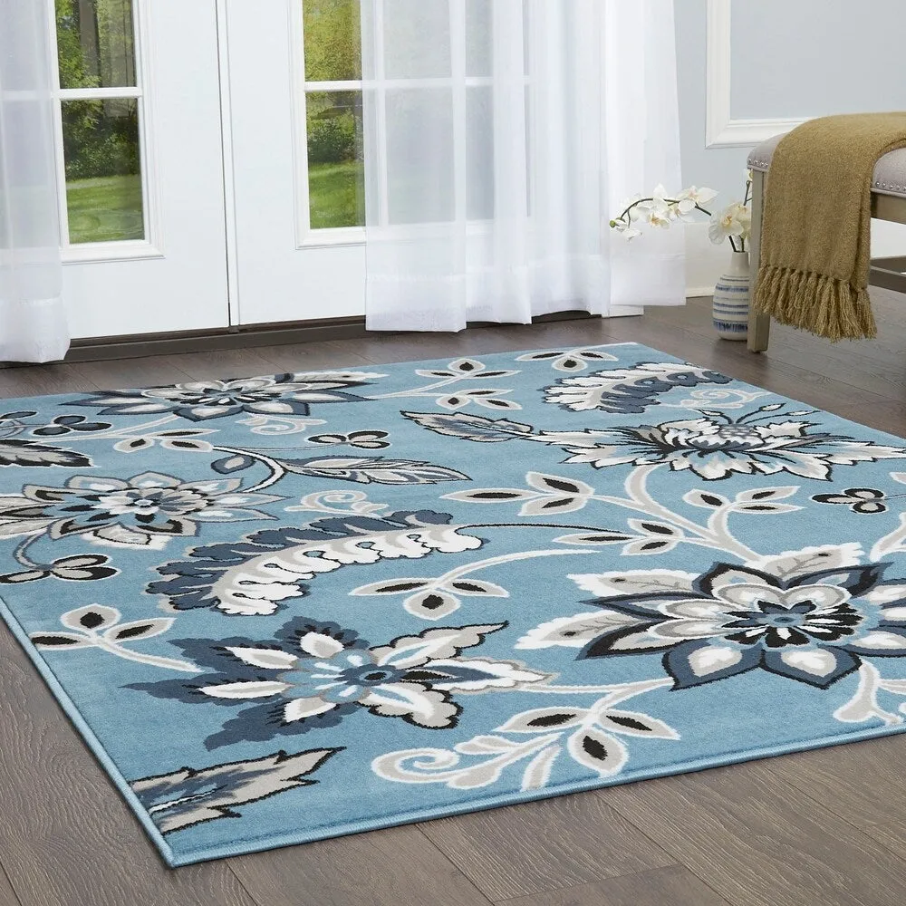 Home Dynamix Tremont Teaneck Contemporary Floral Area Rug