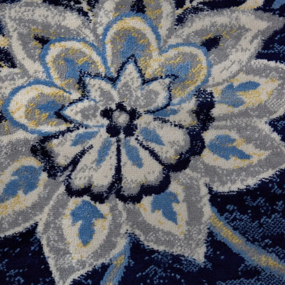 Home Dynamix Tremont Teaneck Contemporary Floral Area Rug