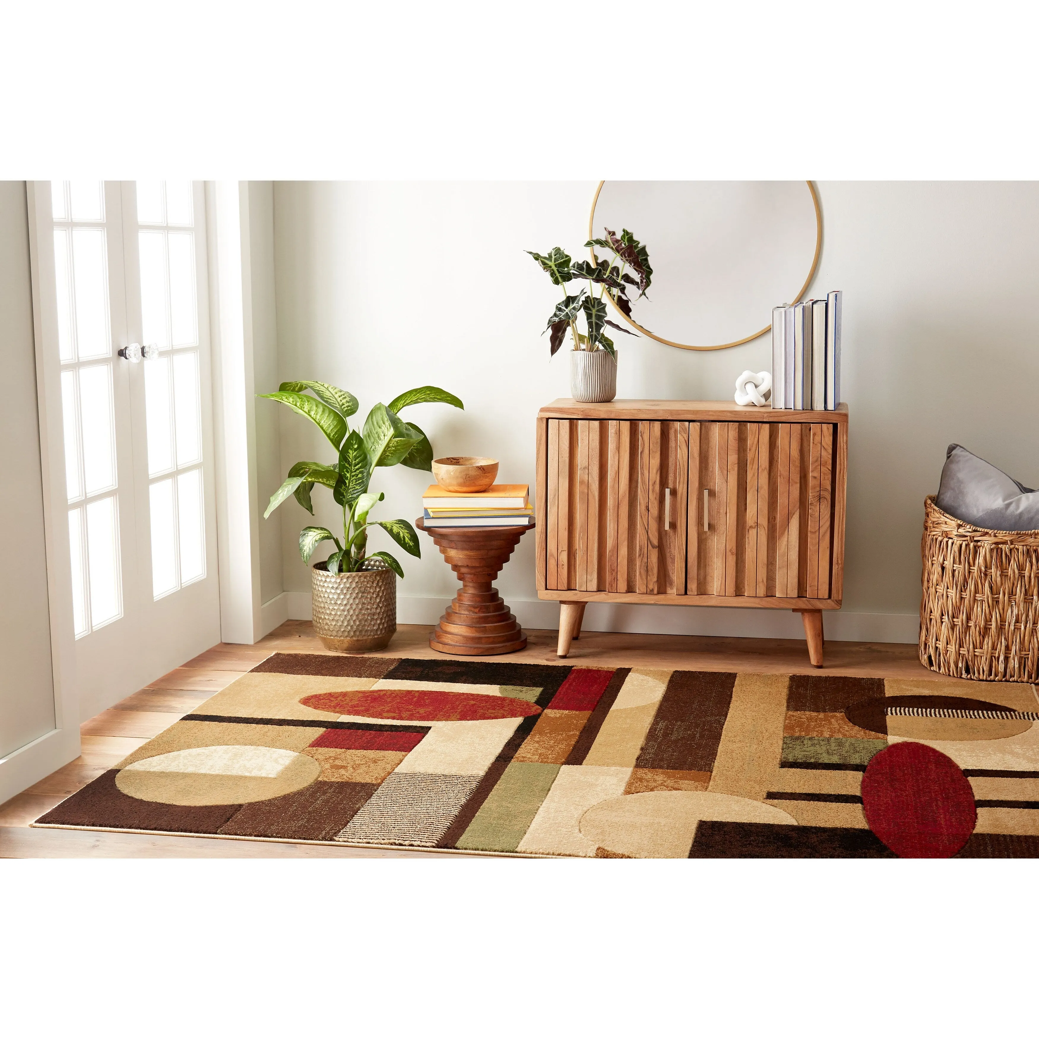 Home Dynamix Tribeca Jasmine Contemporary Geometric Area Rug