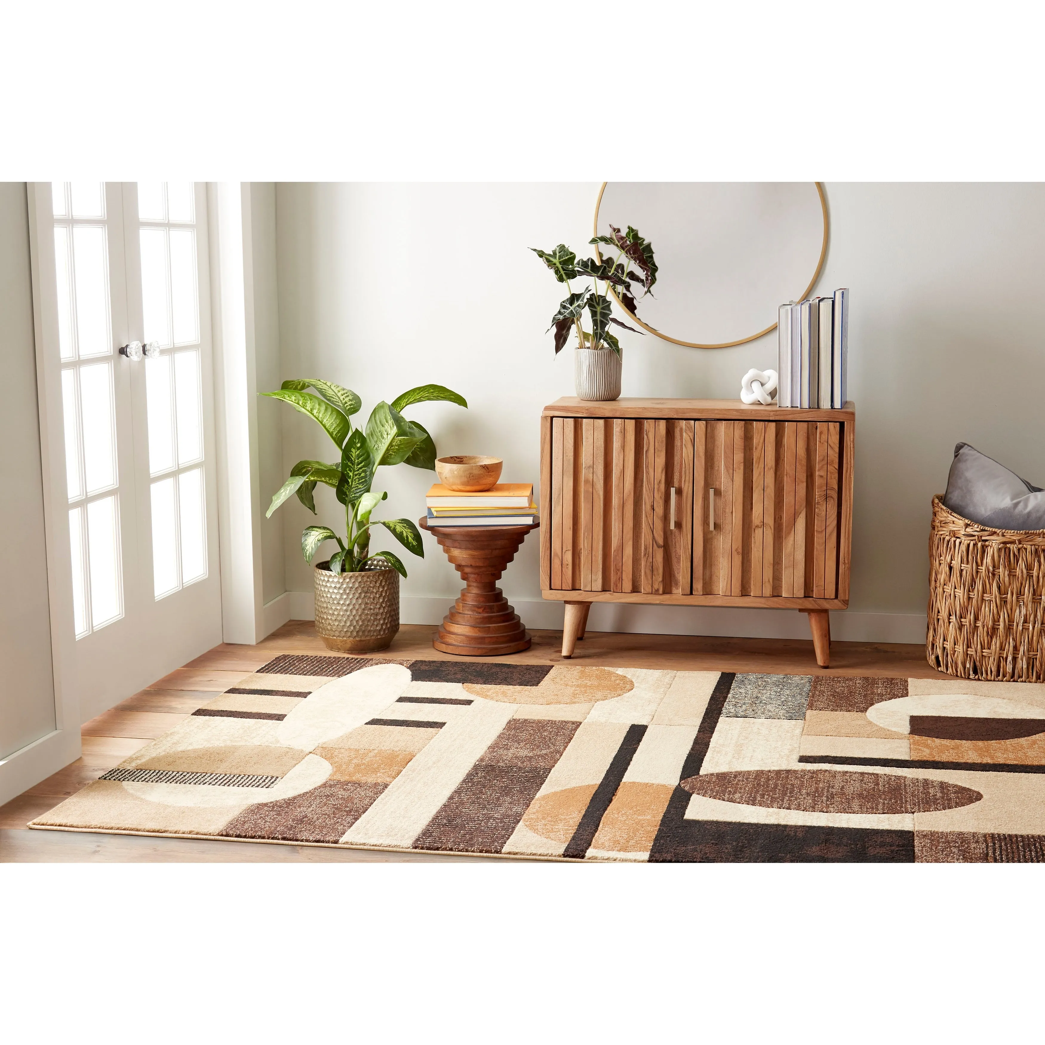 Home Dynamix Tribeca Jasmine Contemporary Geometric Area Rug