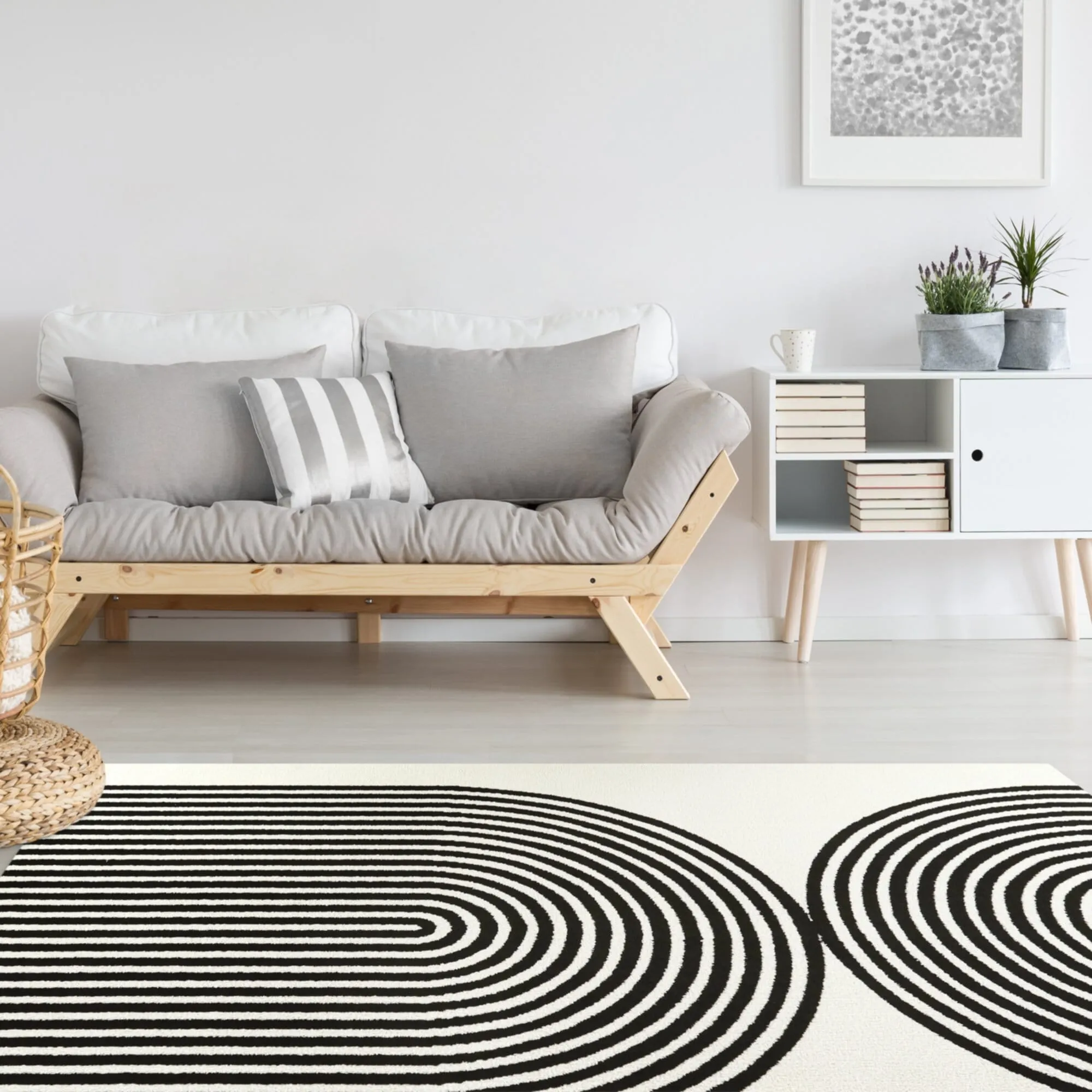 Honnecourt Contemporary Arches Area Rug