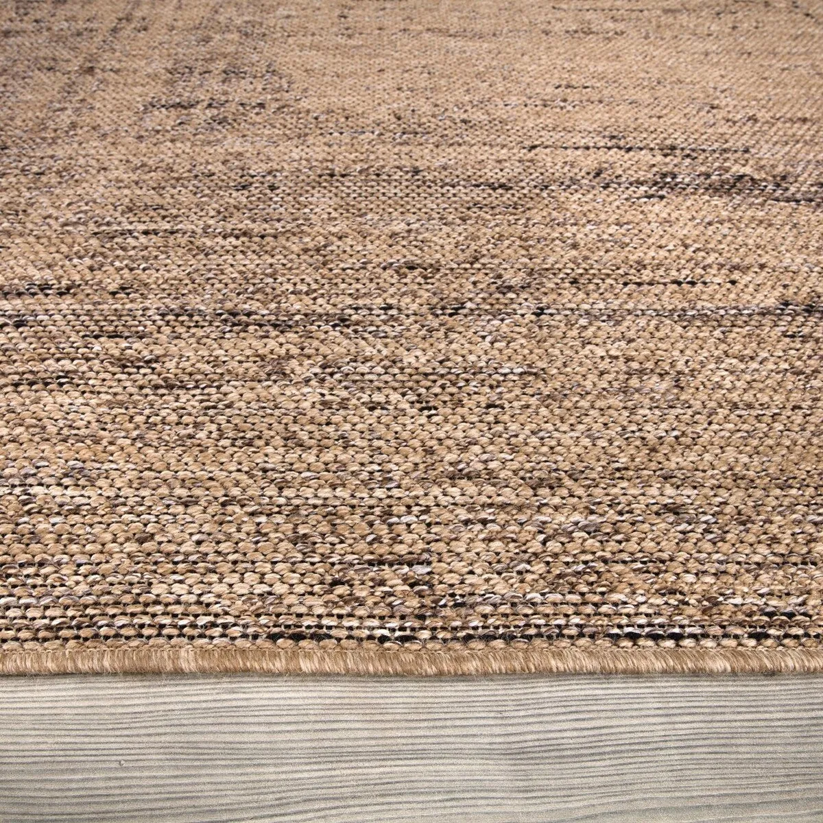 Indoor & Outdoor Rug with Mottled Boho Pattern