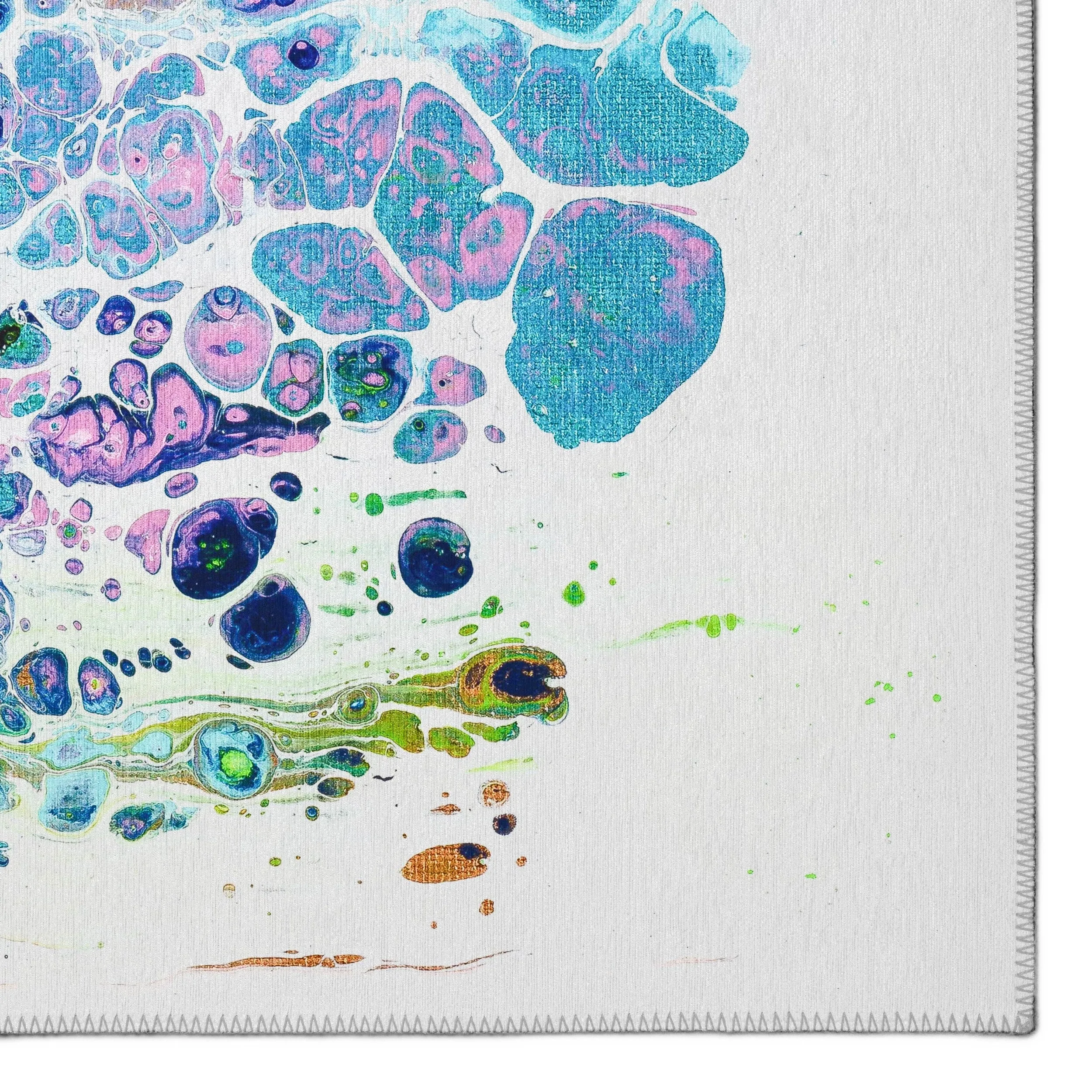 Indoor/ Outdoor Addison Karina Abstract Washable Area Rug