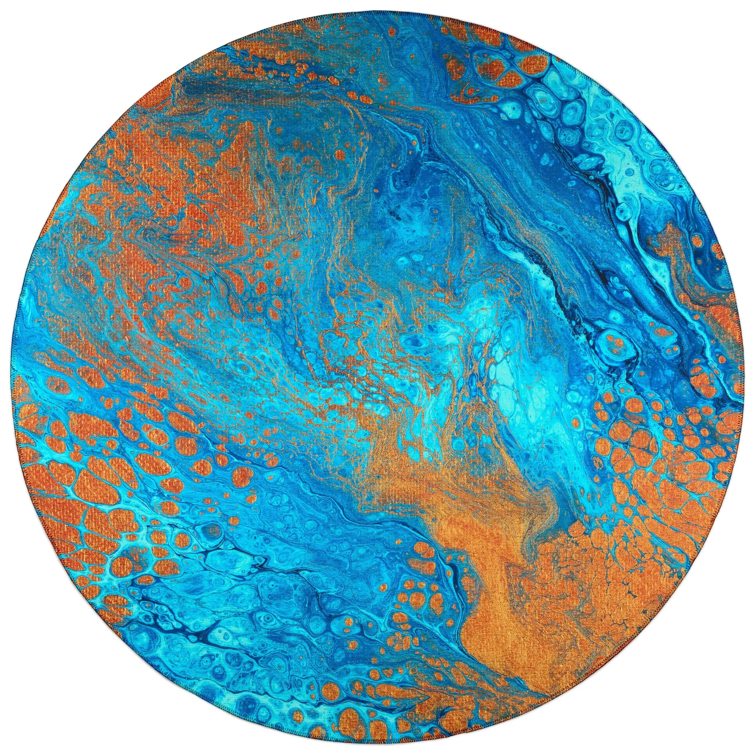 Indoor/ Outdoor Addison Karina Abstract Washable Area Rug