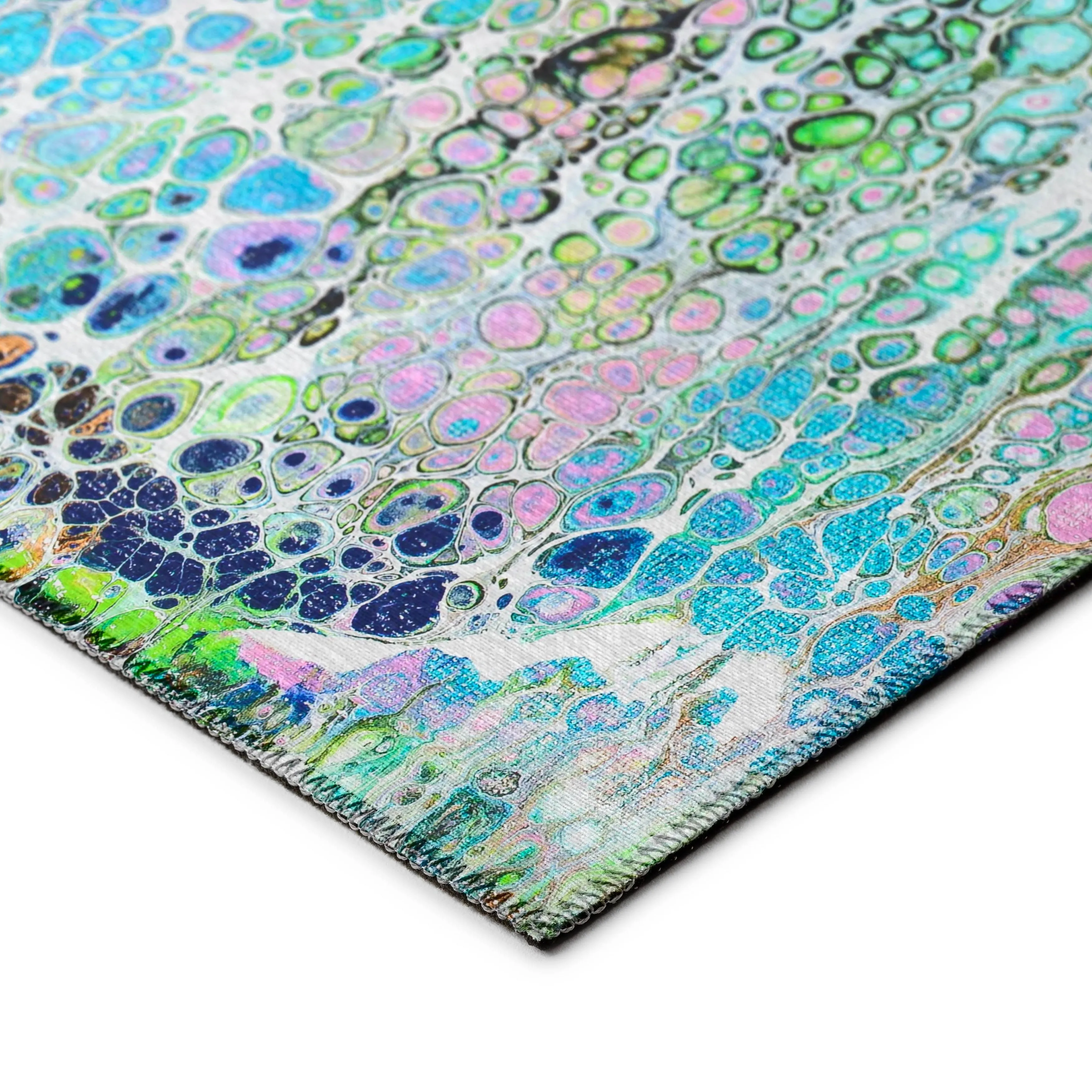 Indoor/ Outdoor Addison Karina Abstract Washable Area Rug