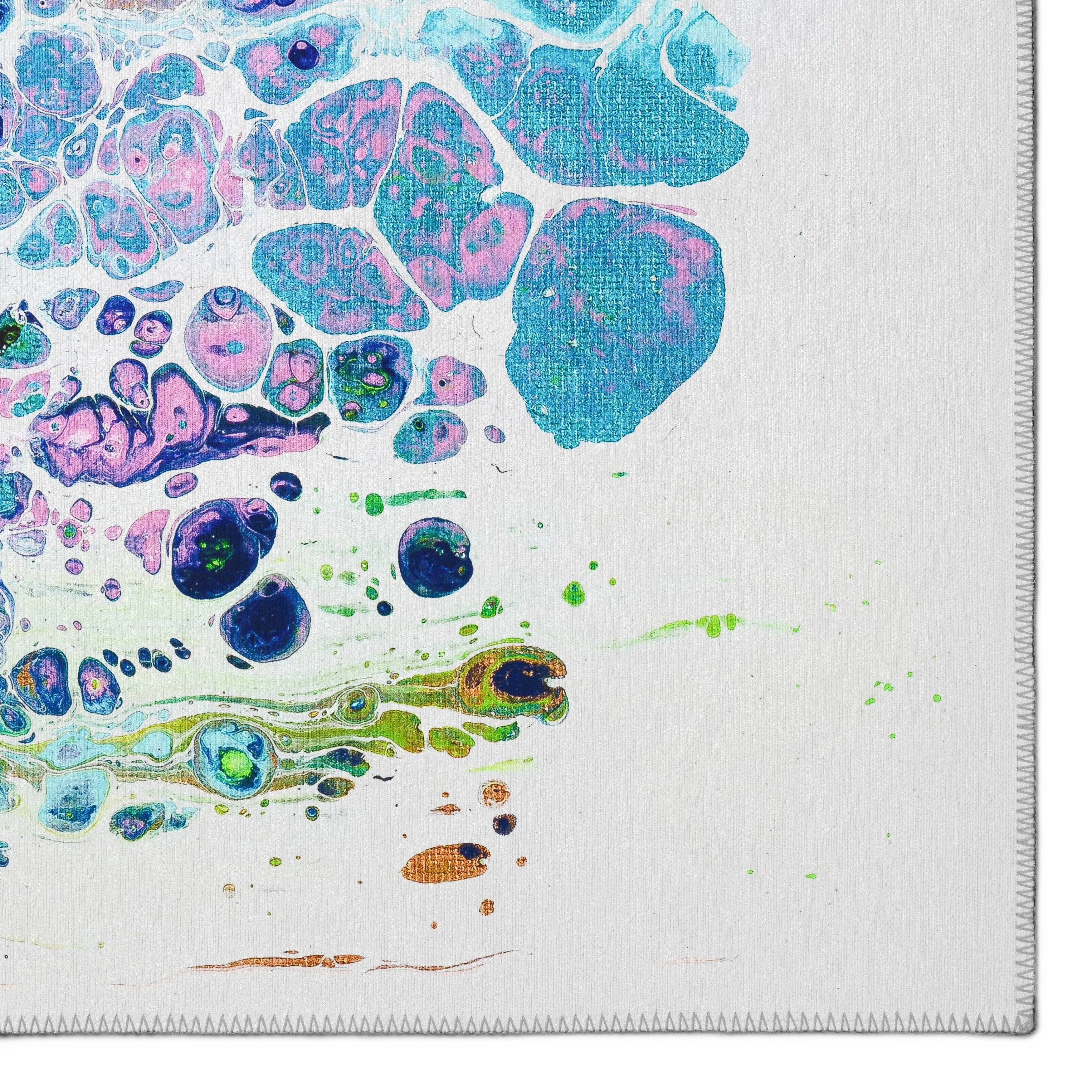 Indoor/ Outdoor Addison Karina Abstract Washable Area Rug
