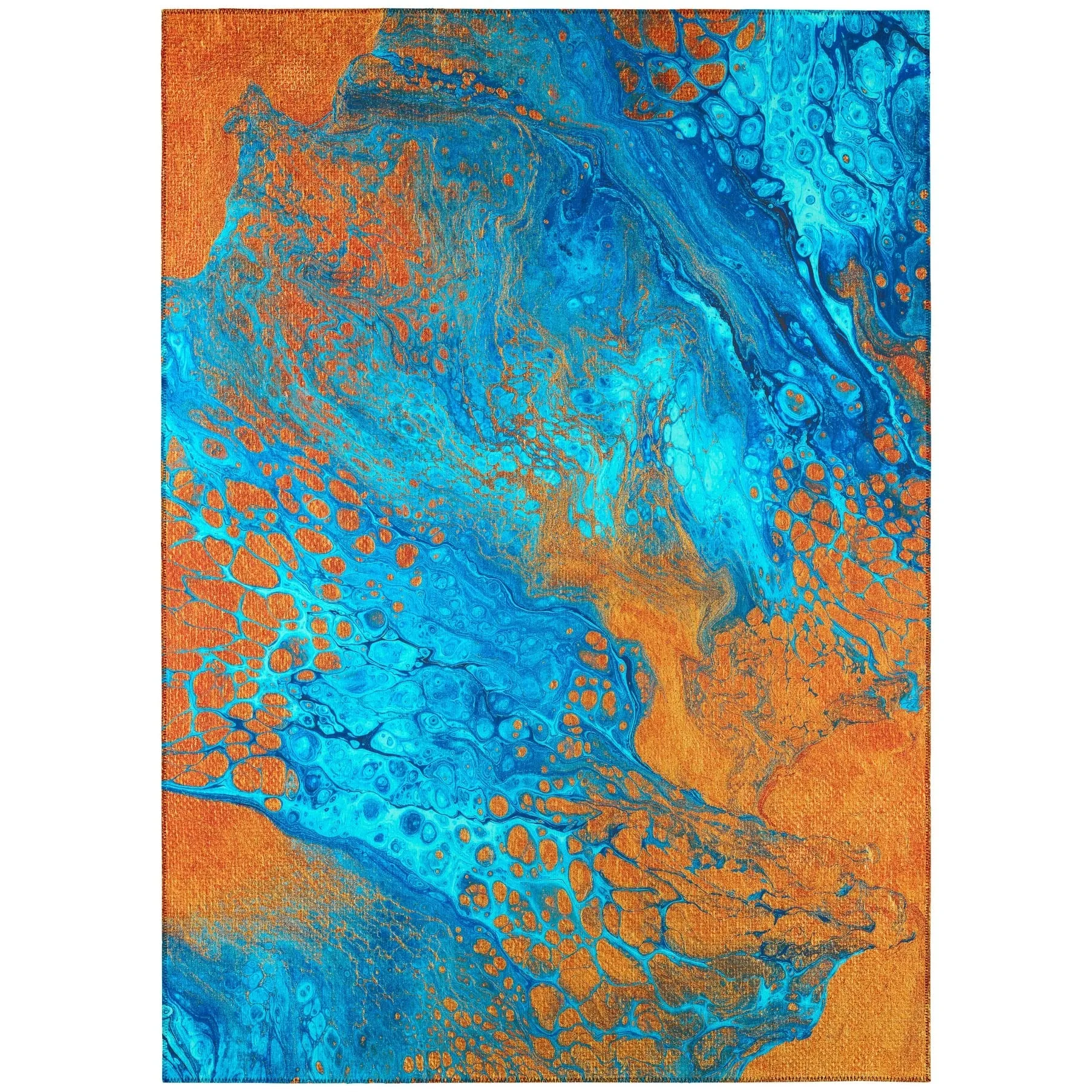 Indoor/ Outdoor Addison Karina Abstract Washable Area Rug