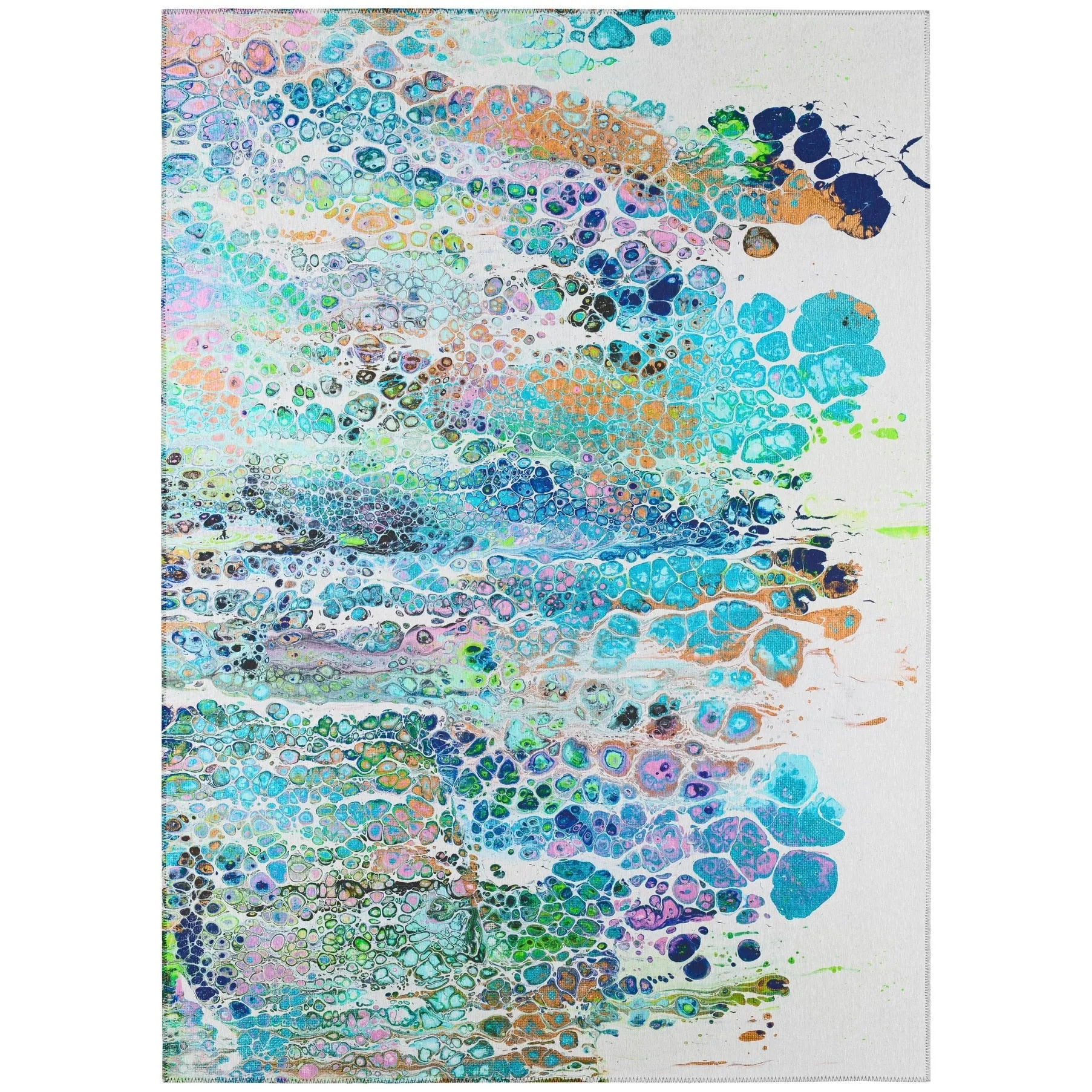 Indoor/ Outdoor Addison Karina Abstract Washable Area Rug