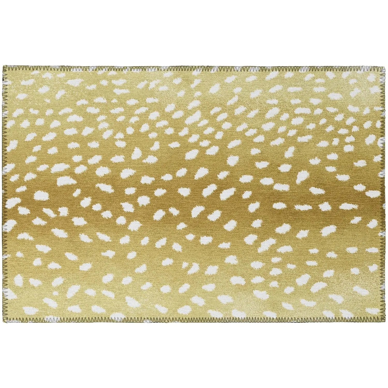Indoor/ Outdoor Addison Safari Gazelle Animal Print Washable Area Rug