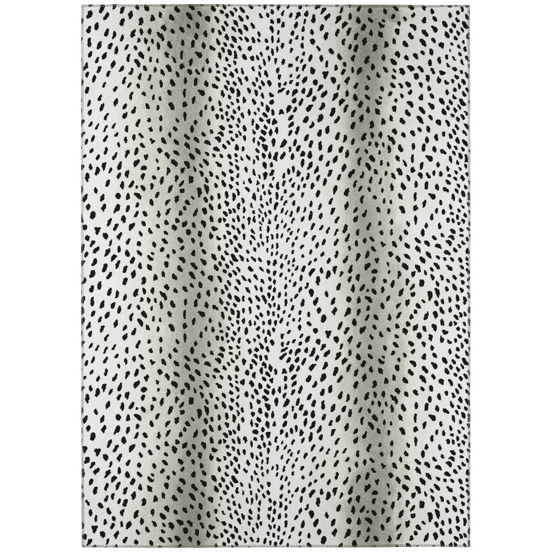 Indoor/ Outdoor Addison Safari Gazelle Animal Print Washable Area Rug