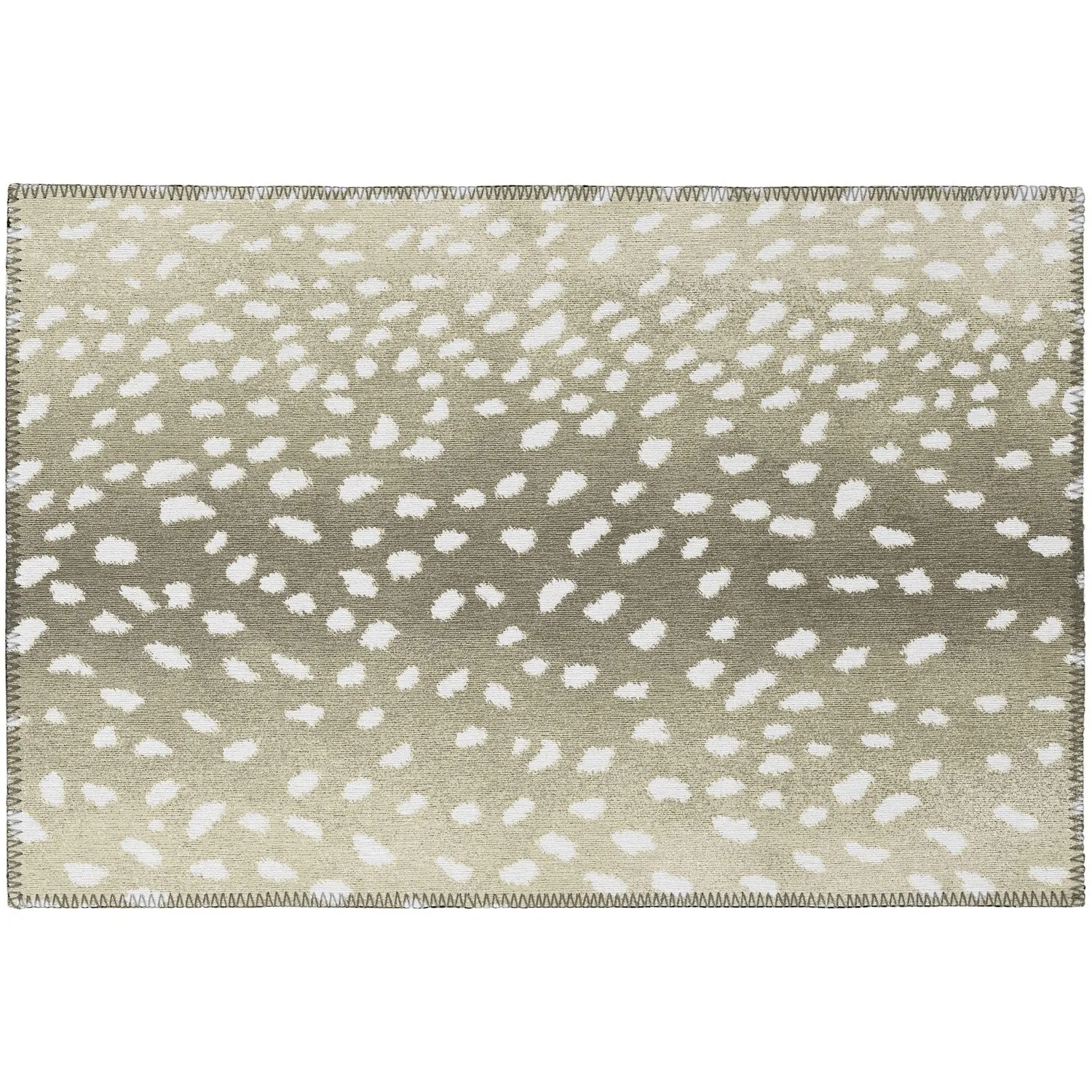 Indoor/ Outdoor Addison Safari Gazelle Animal Print Washable Area Rug