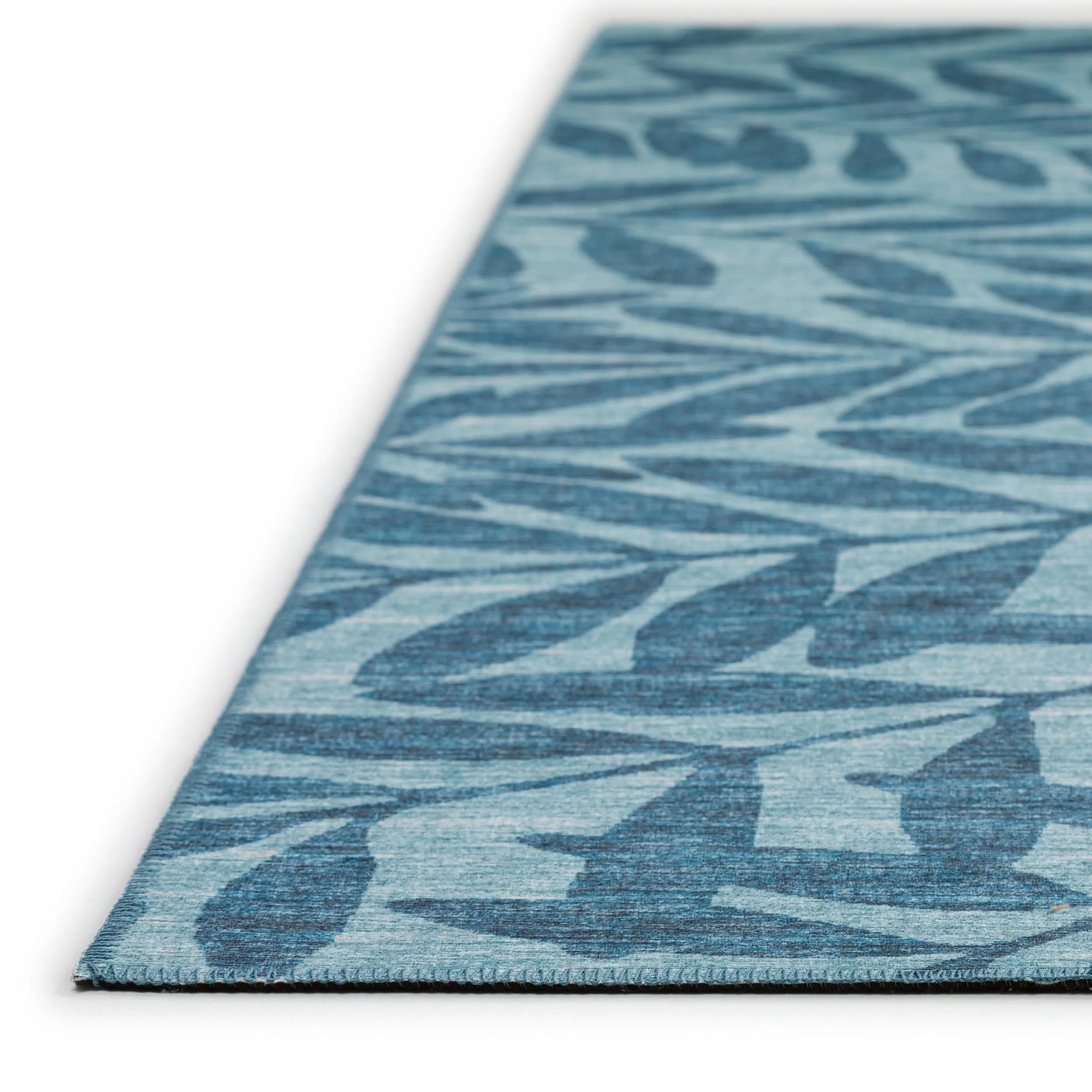 Indoor/ Outdoor Addison Yuma Foliage Motif Washable Area Rug