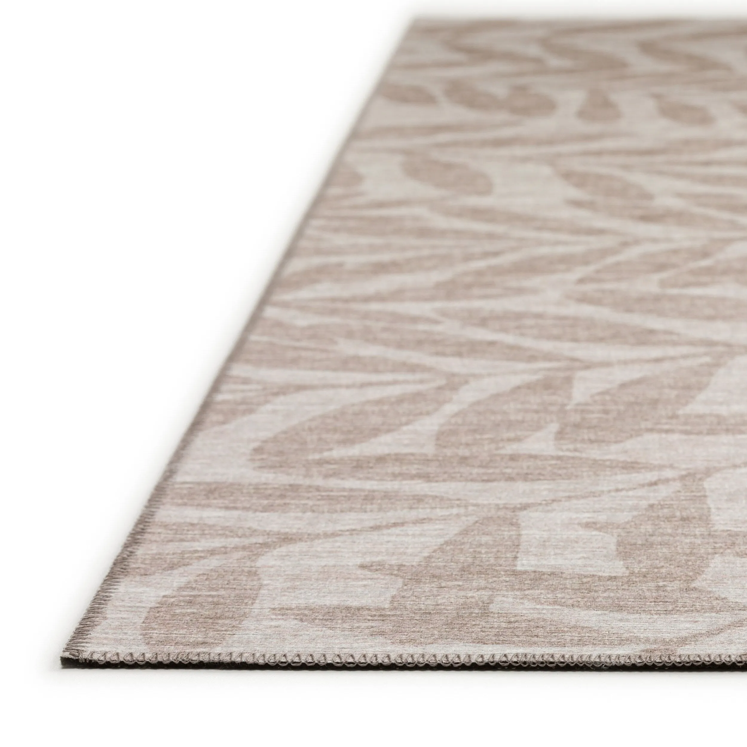 Indoor/ Outdoor Addison Yuma Foliage Motif Washable Area Rug
