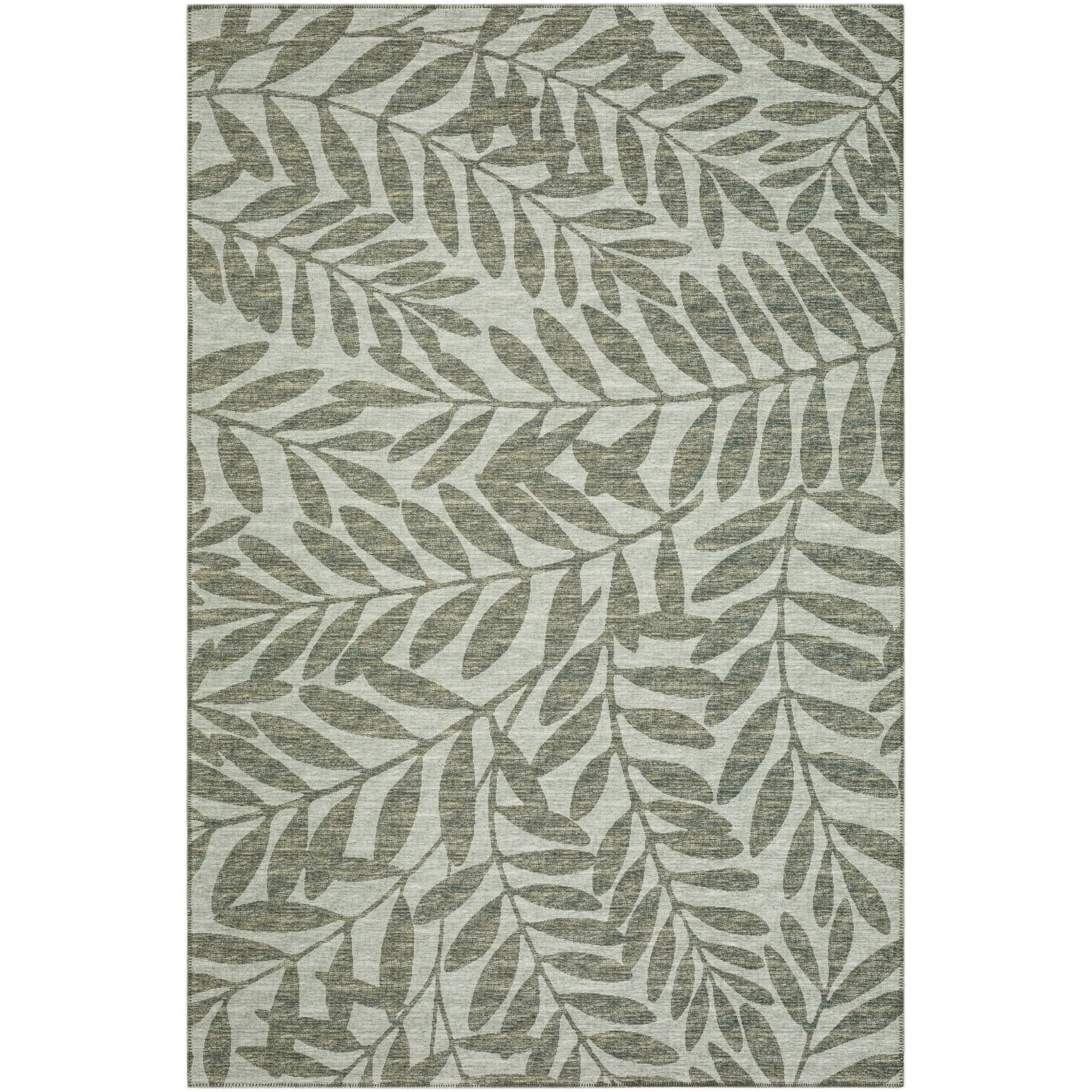 Indoor/ Outdoor Addison Yuma Foliage Motif Washable Area Rug